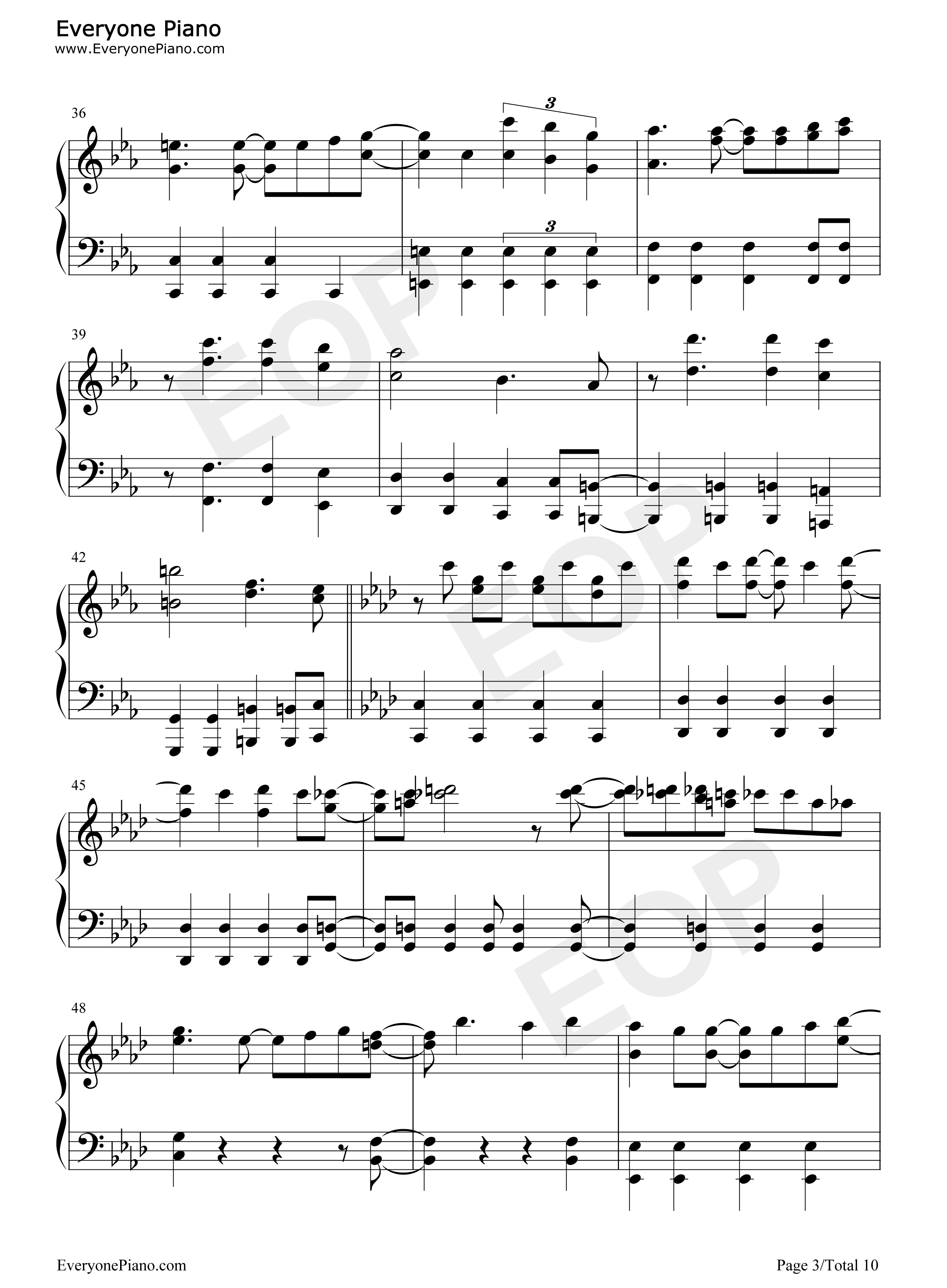 猛烈宇宙交响曲_第七楽章「无限の爱」钢琴谱_ももいろクローバーZ_桃色幸运草Z