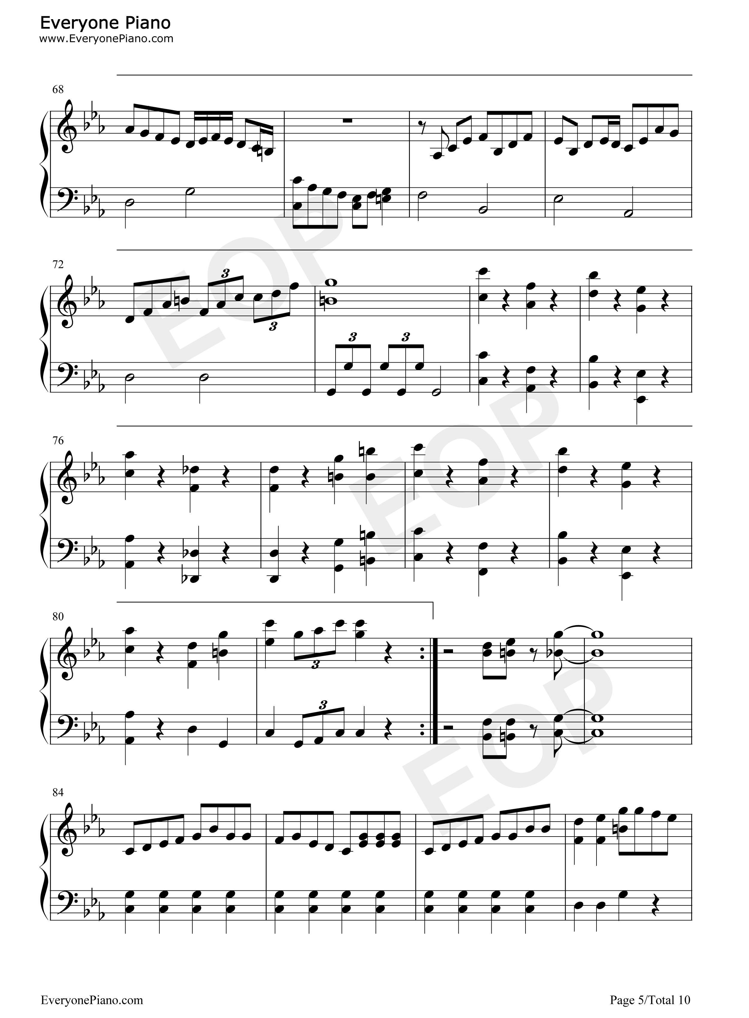 猛烈宇宙交响曲_第七楽章「无限の爱」钢琴谱_ももいろクローバーZ_桃色幸运草Z