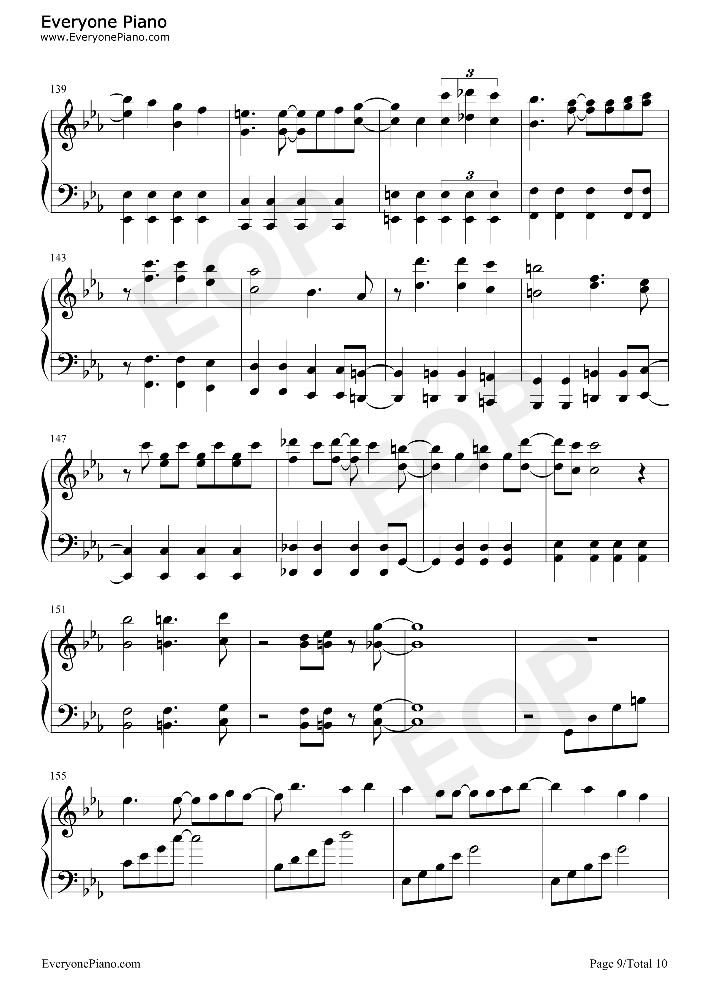 猛烈宇宙交响曲_第七楽章「无限の爱」钢琴谱_ももいろクローバーZ_桃色幸运草Z