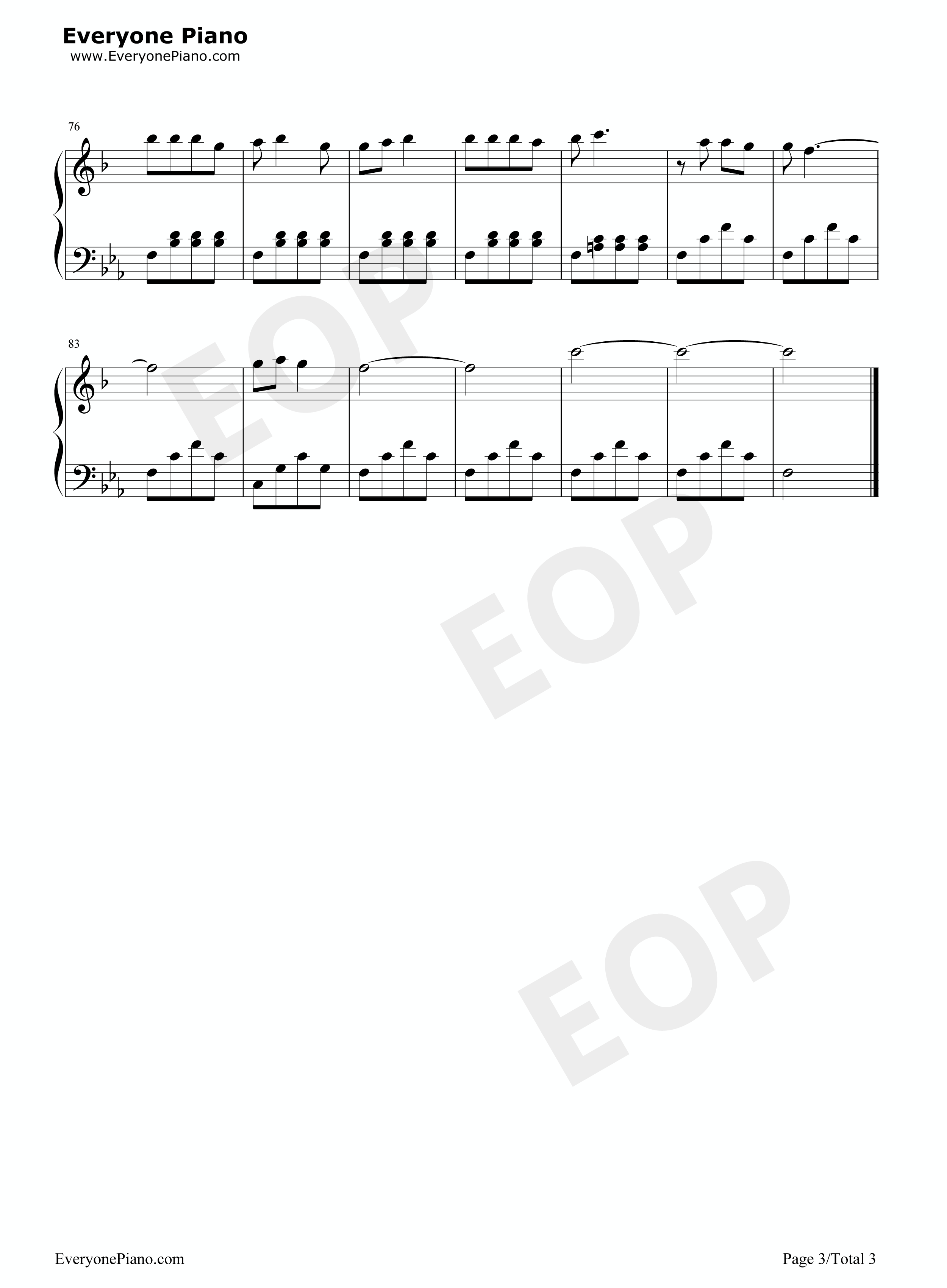 我相信钢琴谱_杨培安