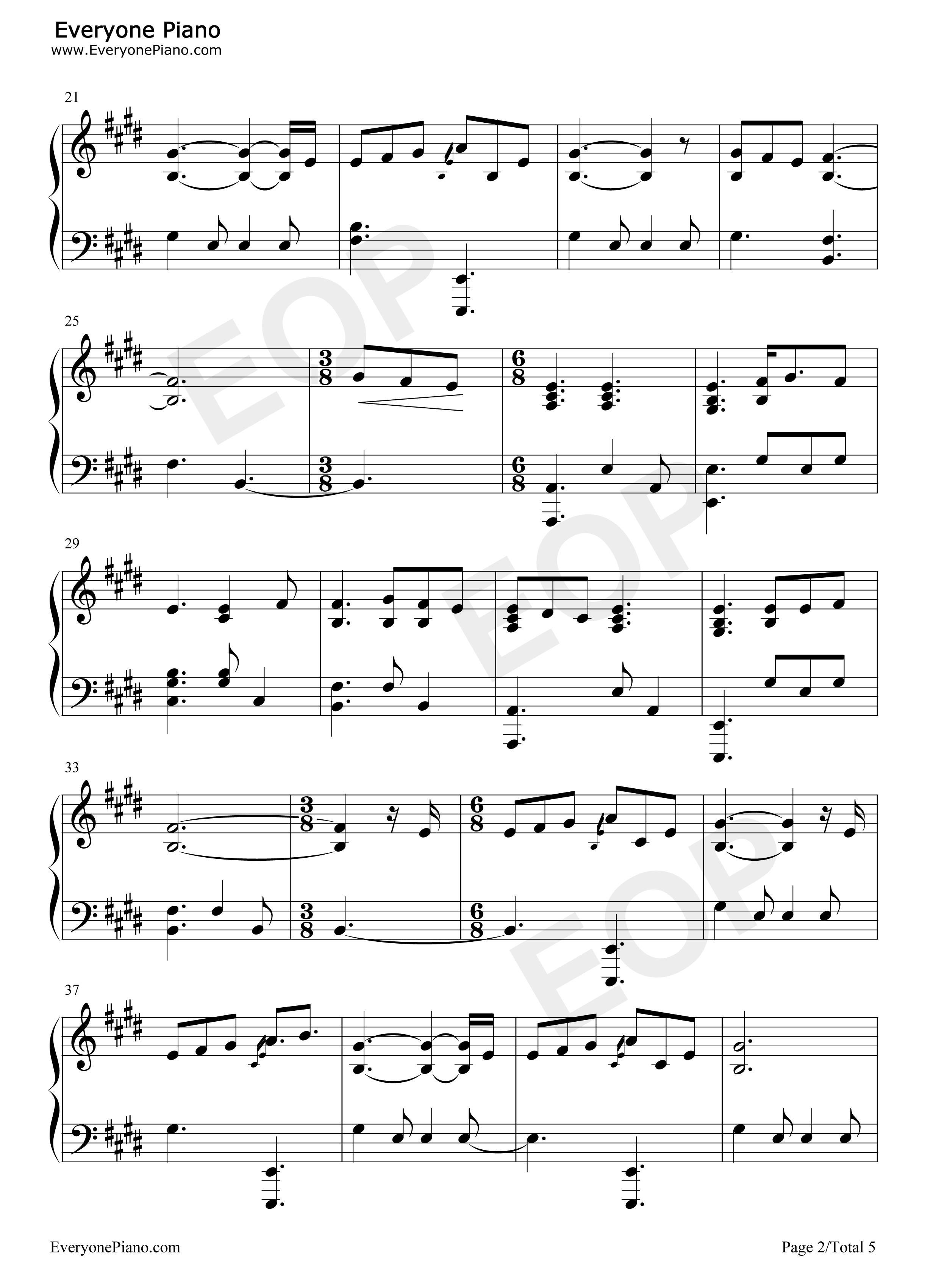 I_Won't_Give_Up钢琴谱_Jason_Mraz