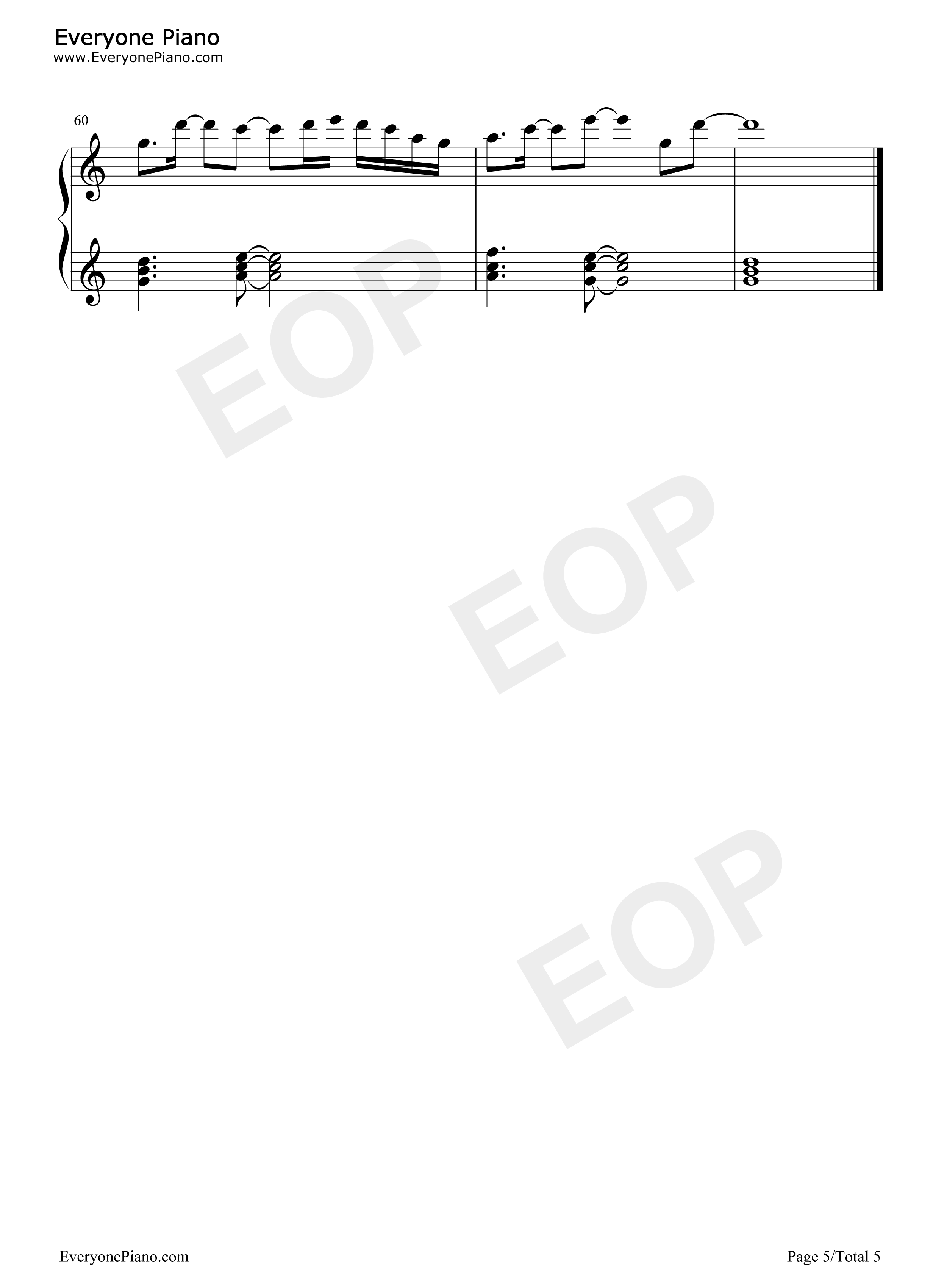 They_Don't_Know_About_Us钢琴谱_One_Direction