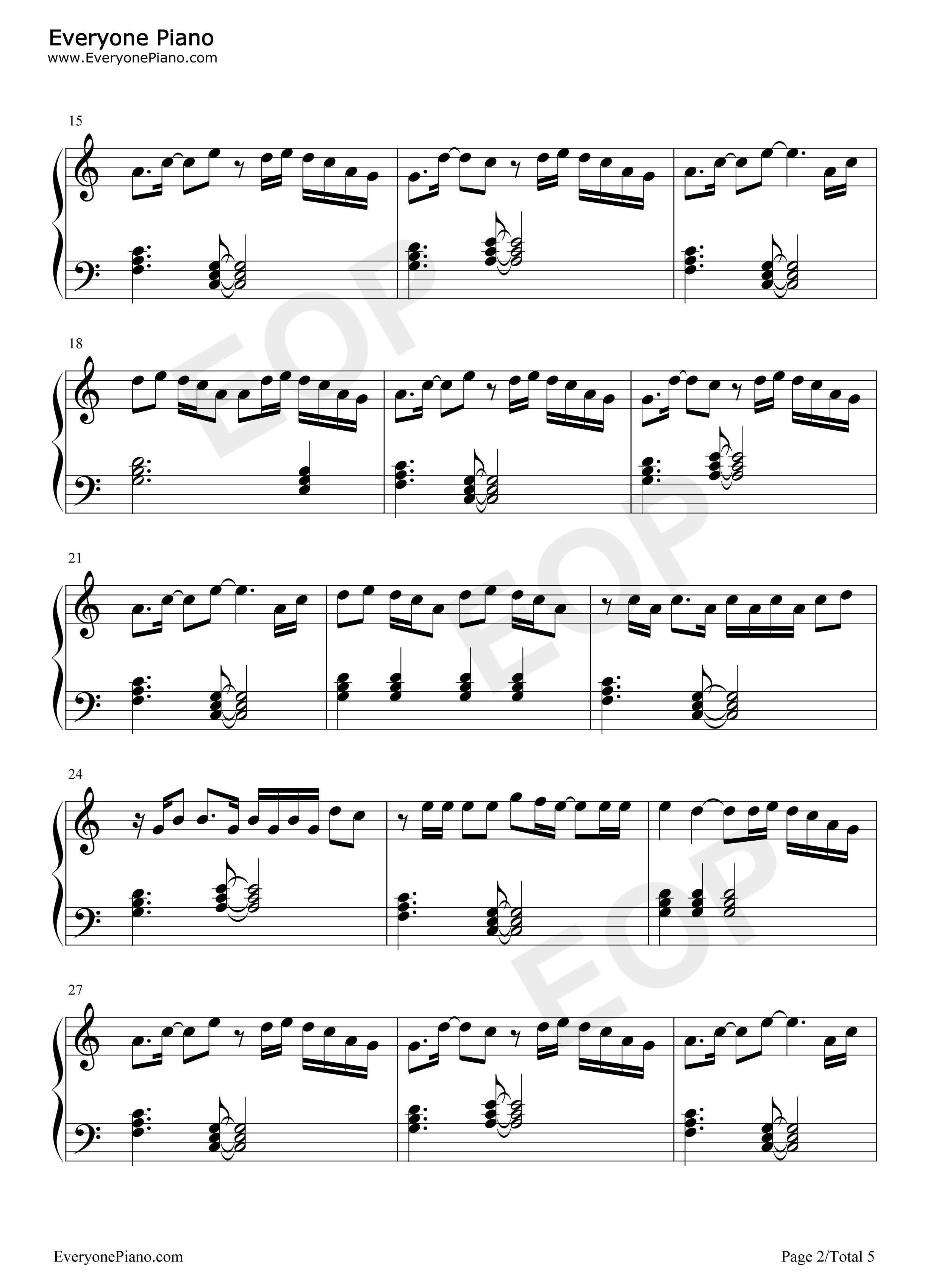 They_Don't_Know_About_Us钢琴谱_One_Direction