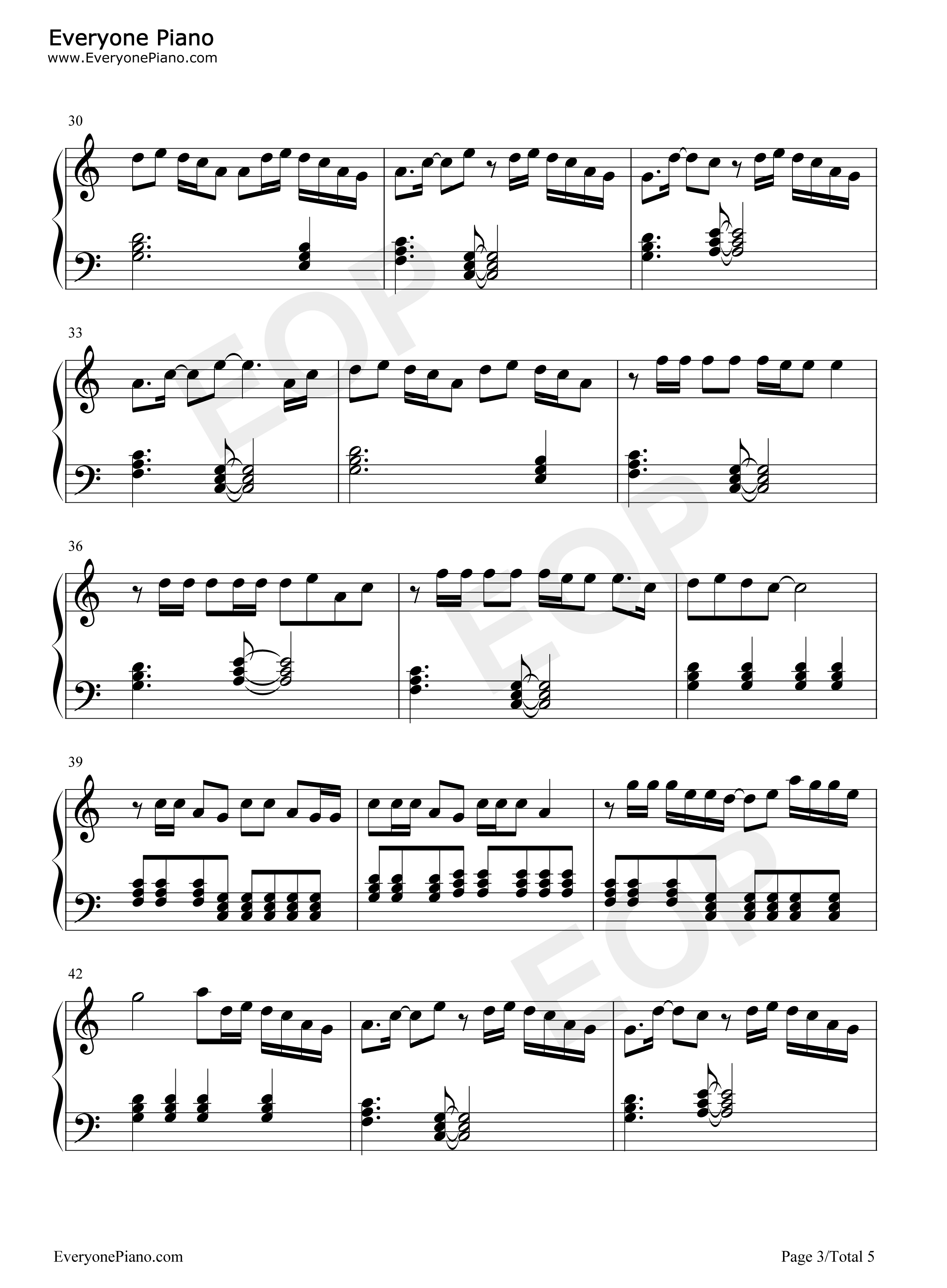 They_Don't_Know_About_Us钢琴谱_One_Direction