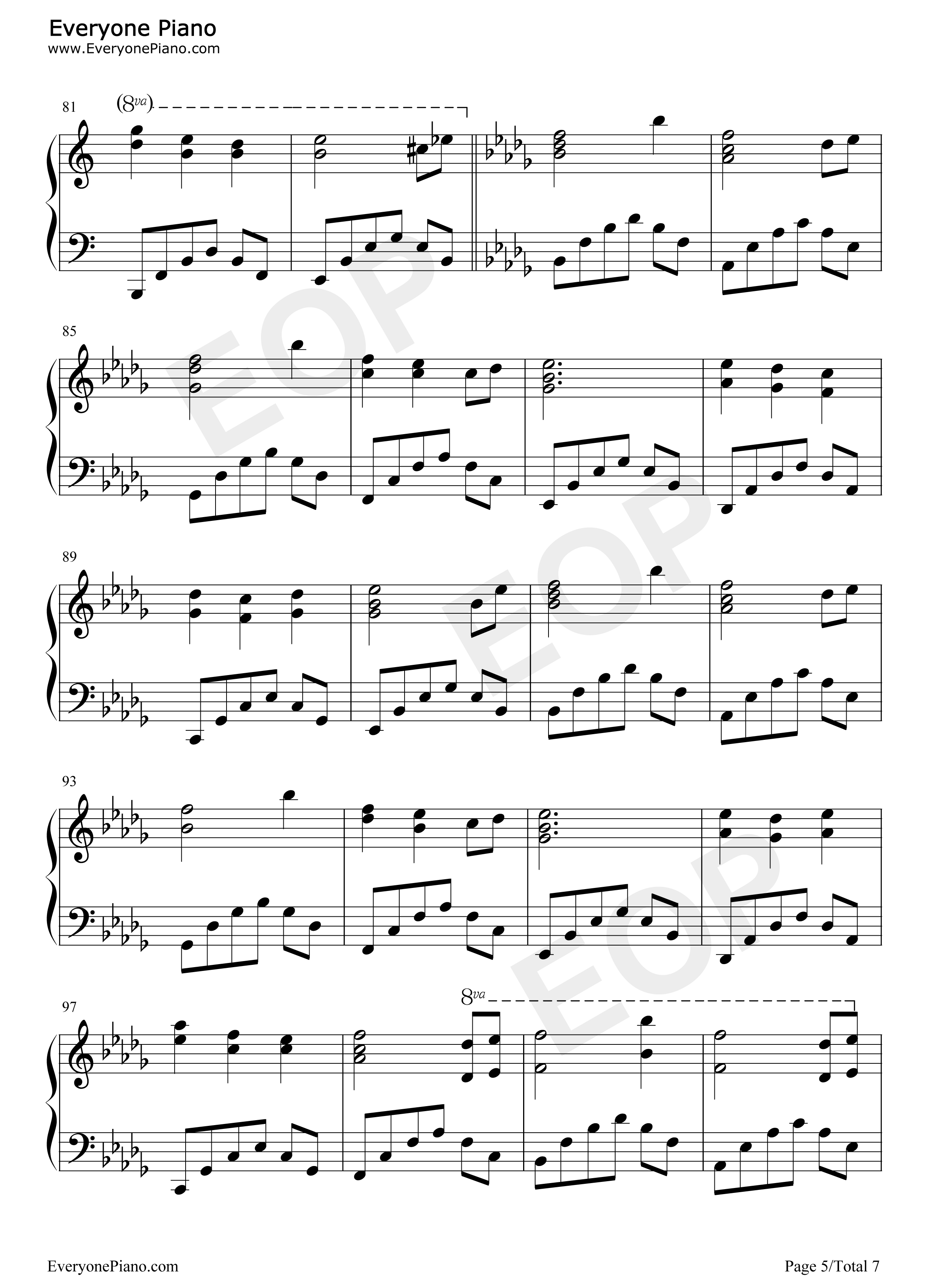 暗い森のサーカス钢琴谱_初音ミク_鏡音リン_レン