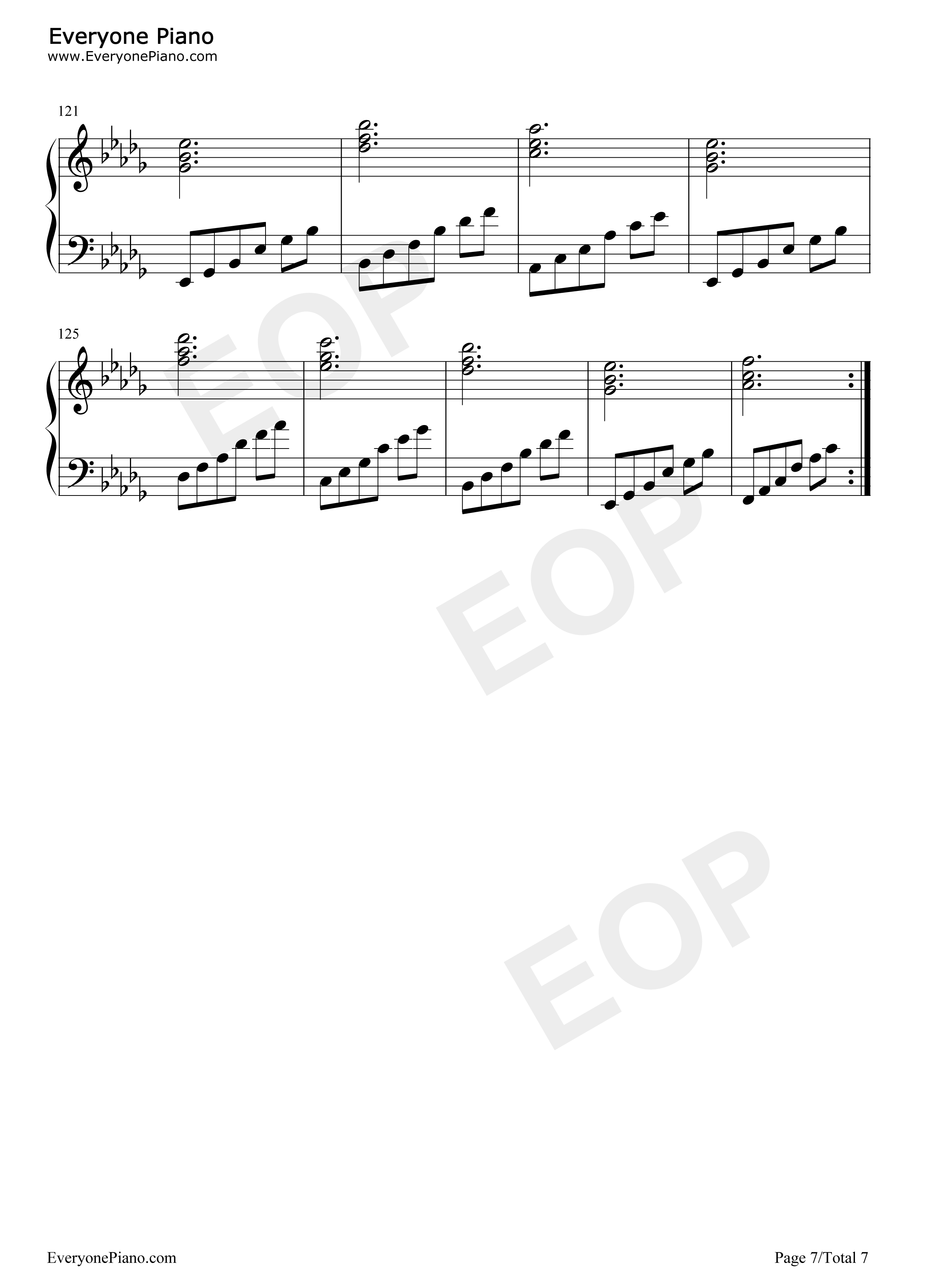 暗い森のサーカス钢琴谱_初音ミク_鏡音リン_レン