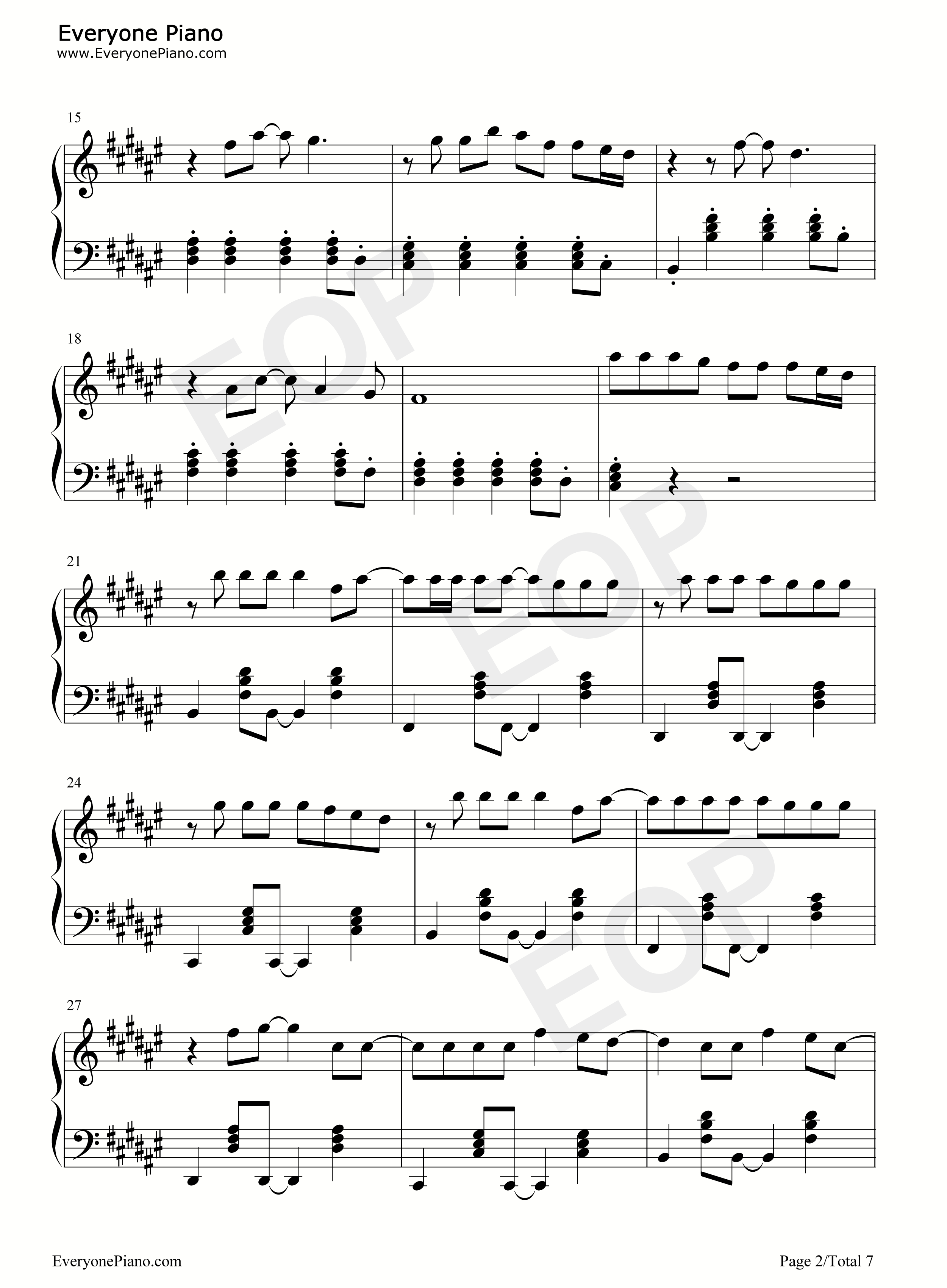 Give_Your_Heart_A_Break钢琴谱_Demi_Lovato