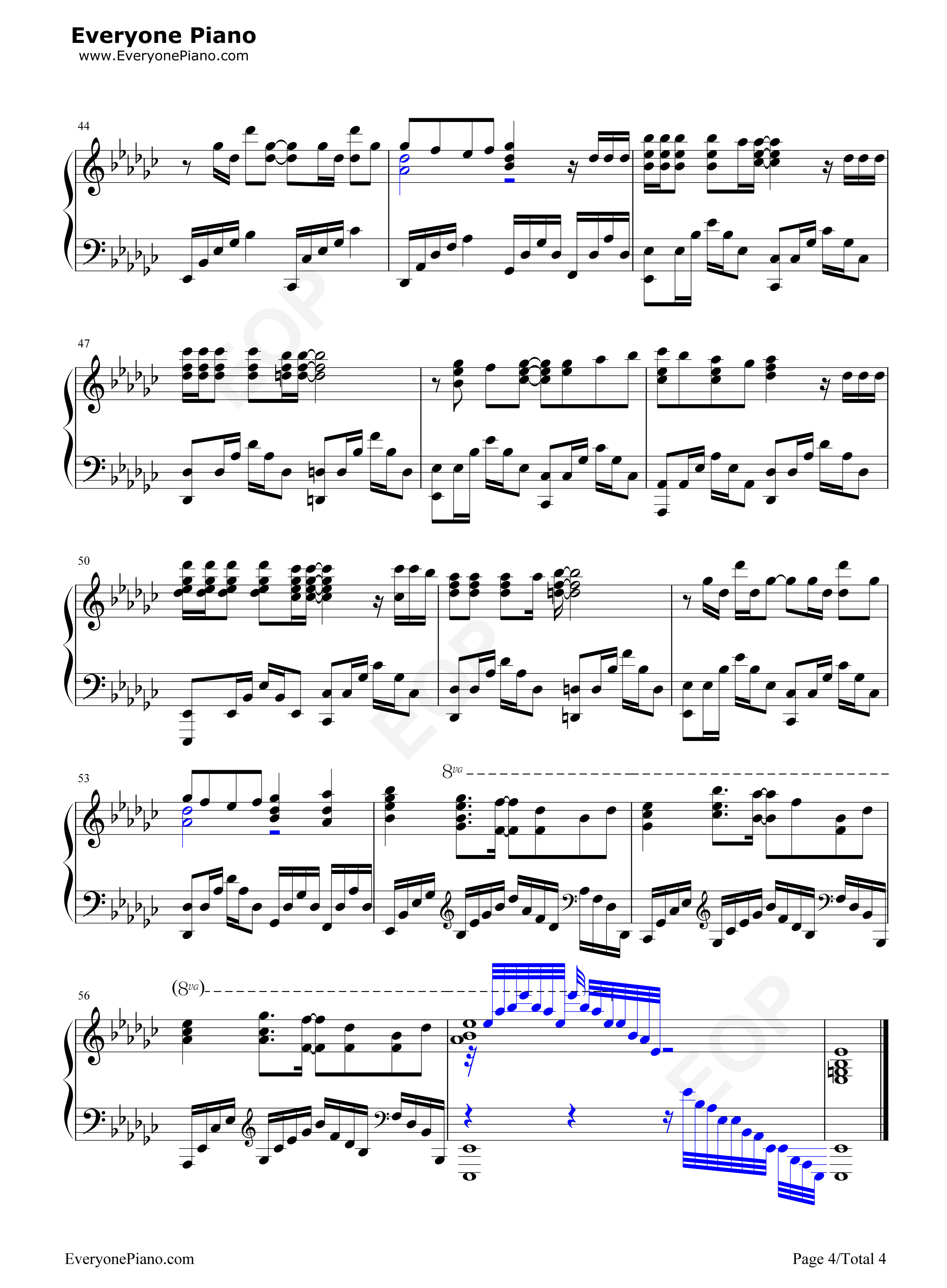 约束の绊钢琴谱_妖梦讨伐队(栗山未来(CV.种田梨沙)、名瀬美月(CV.茅原実里)、新堂爱(CV.山冈ゆり))