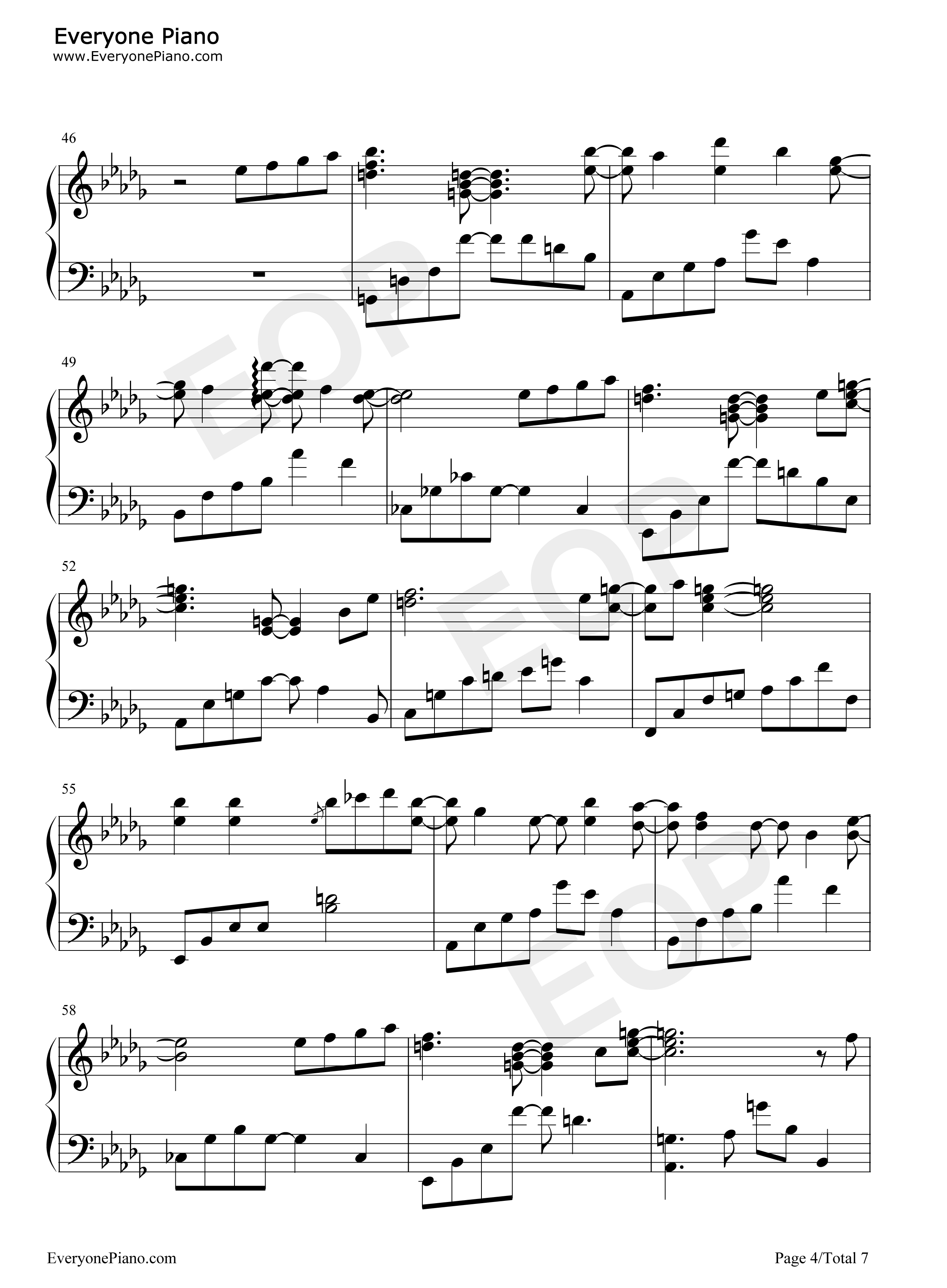 TRY_UNITE!钢琴谱_中岛爱