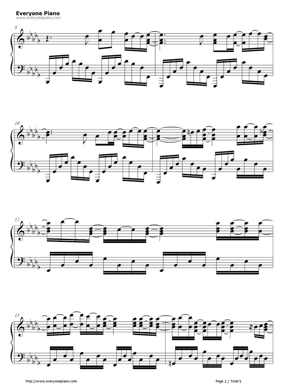 divine_intervention钢琴谱_fhána