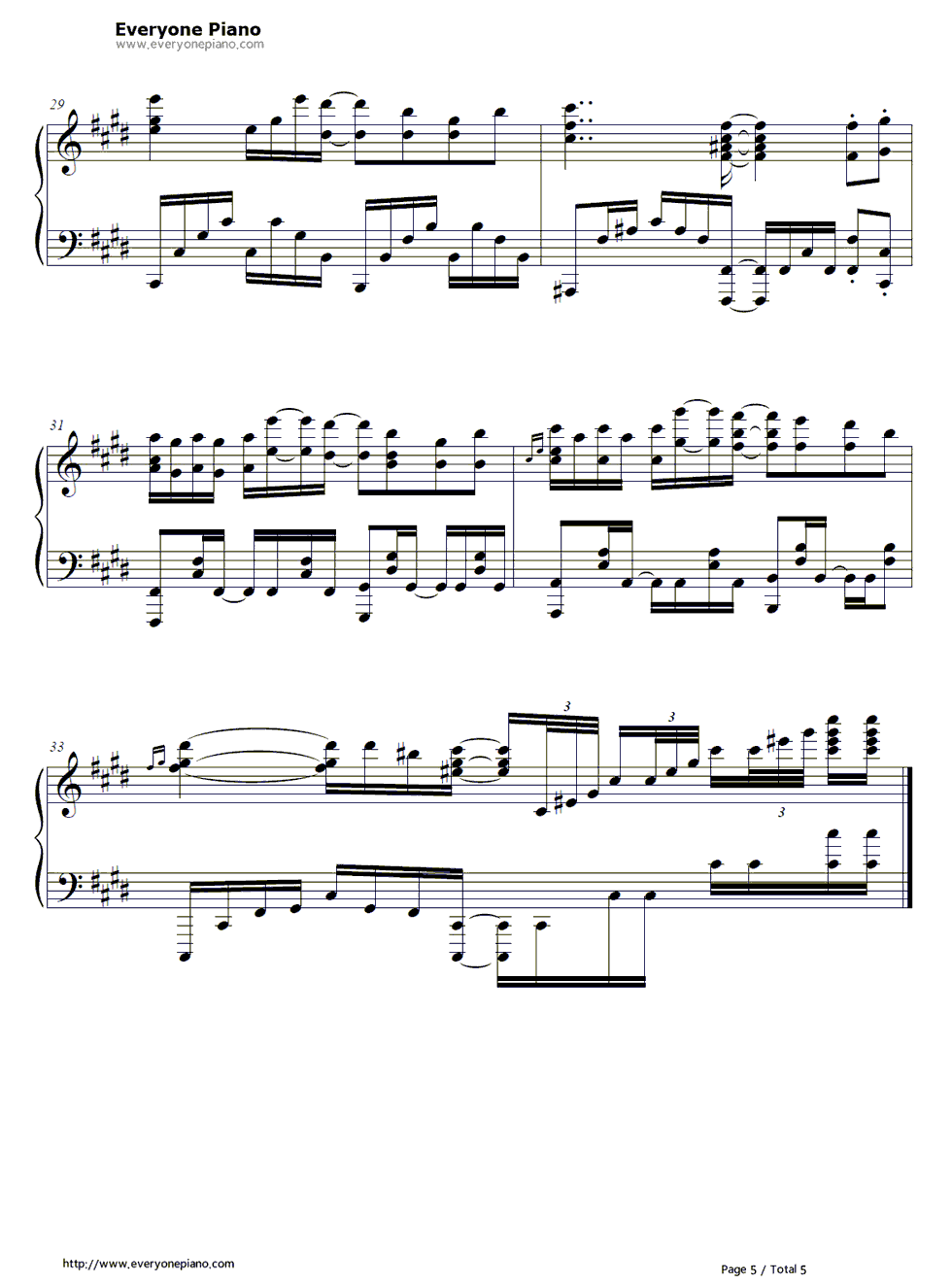 divine_intervention钢琴谱_fhána