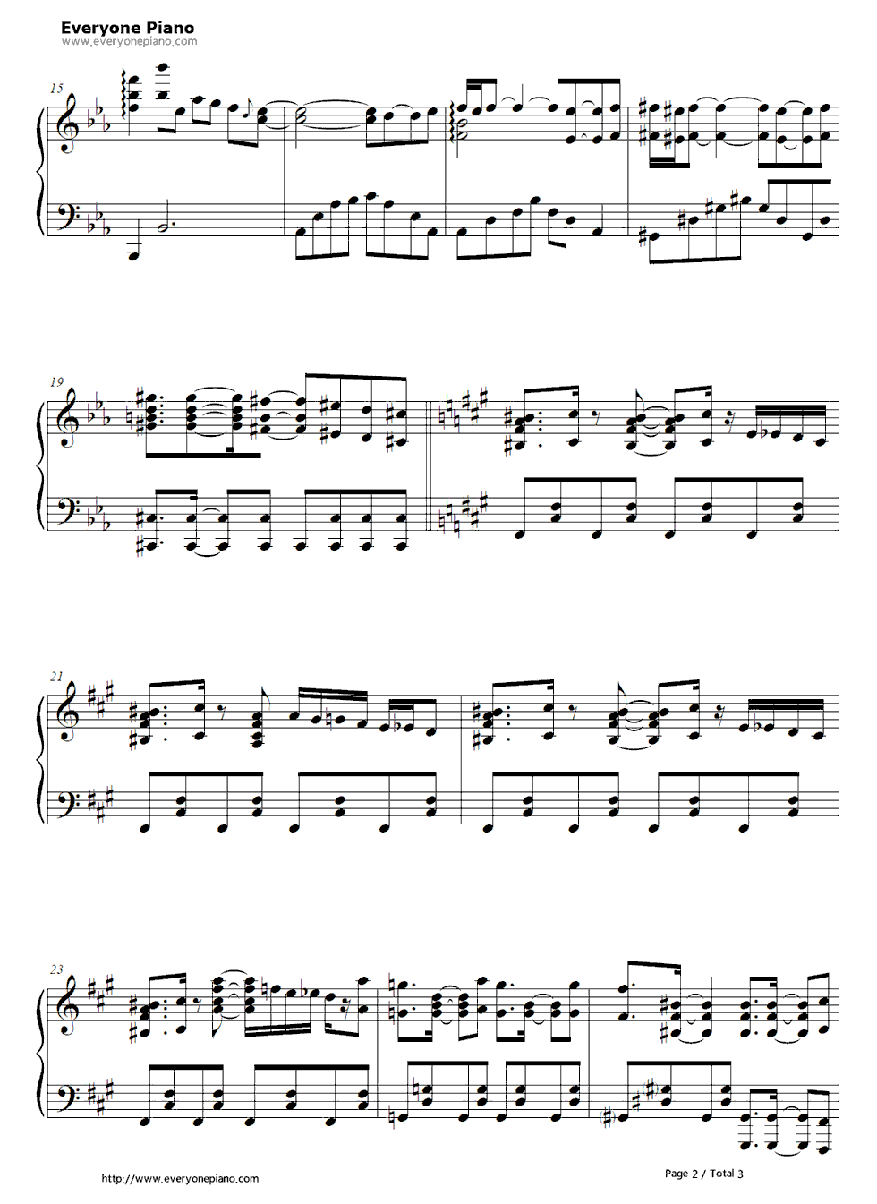 谁より好きなのに钢琴谱_くすまさんしまい