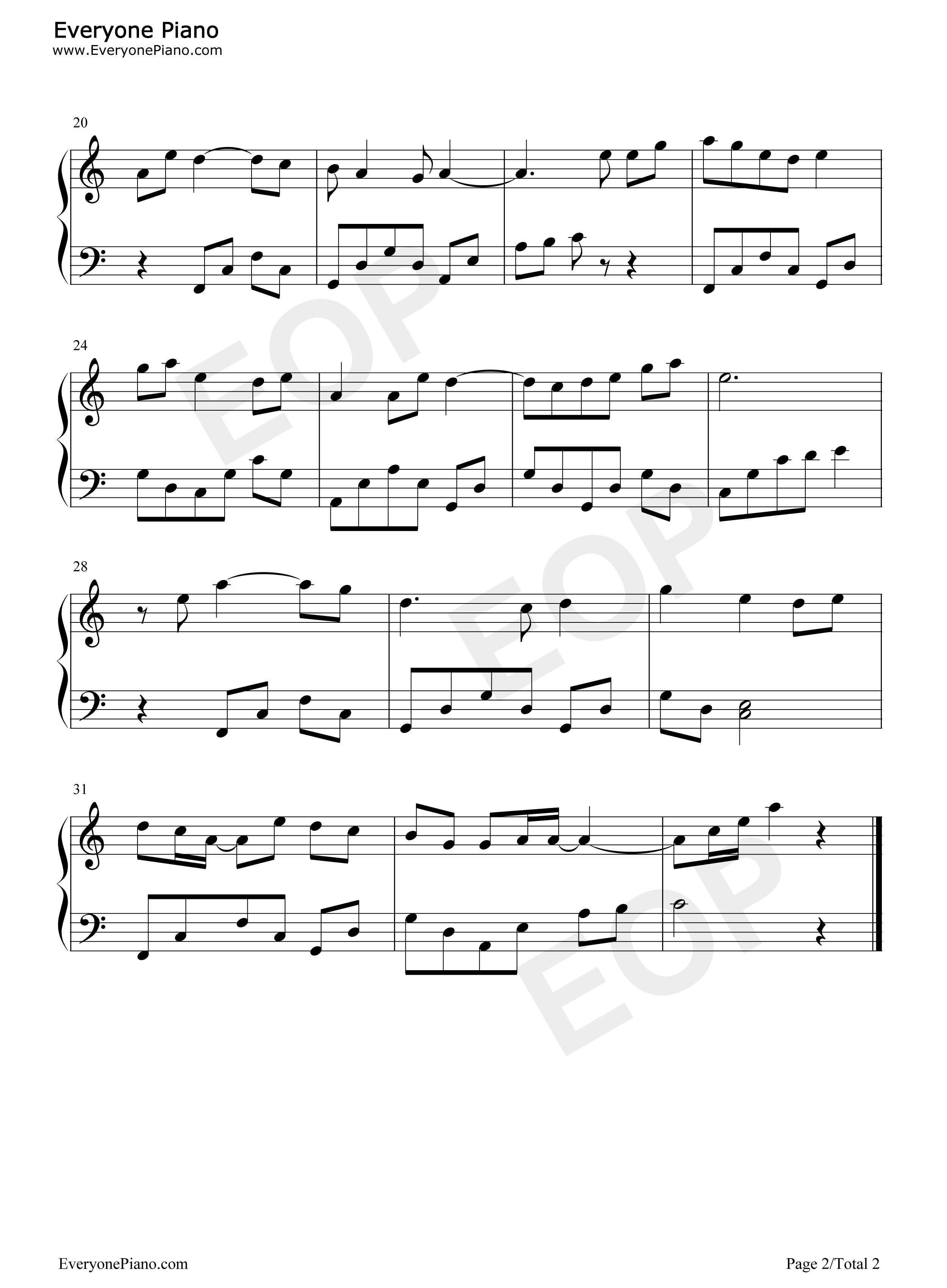 金玉良缘钢琴谱_李琦