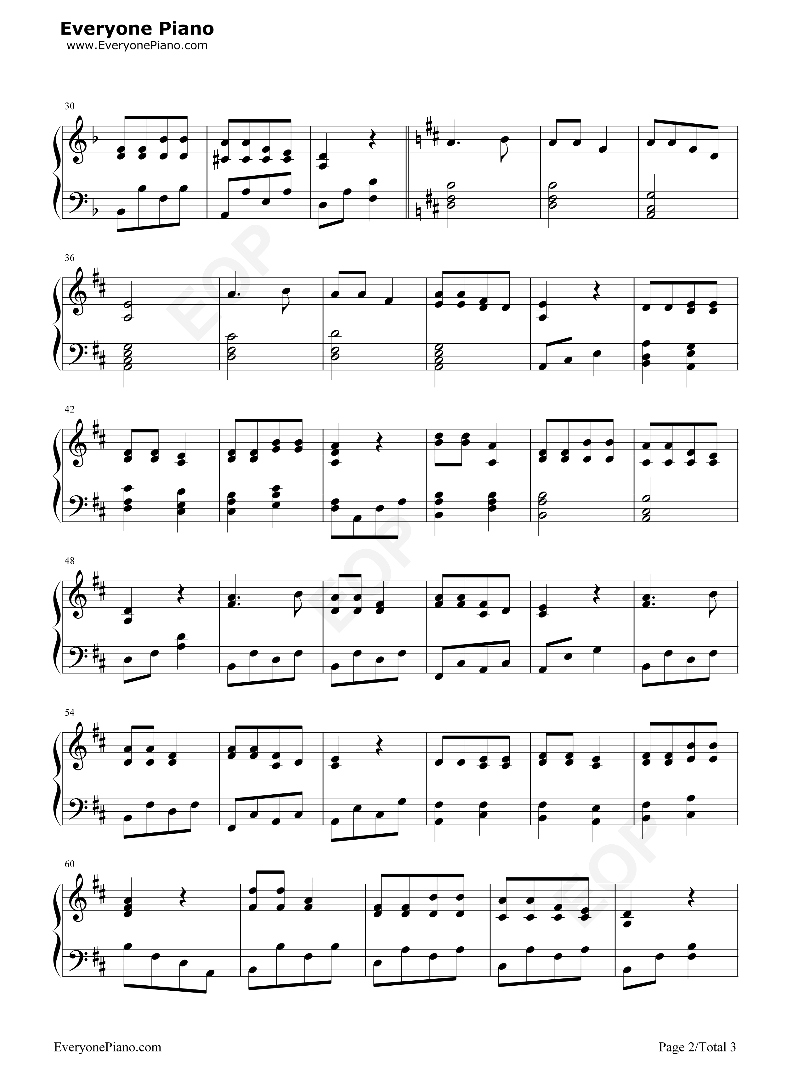 桃太郎钢琴谱_冈野贞一