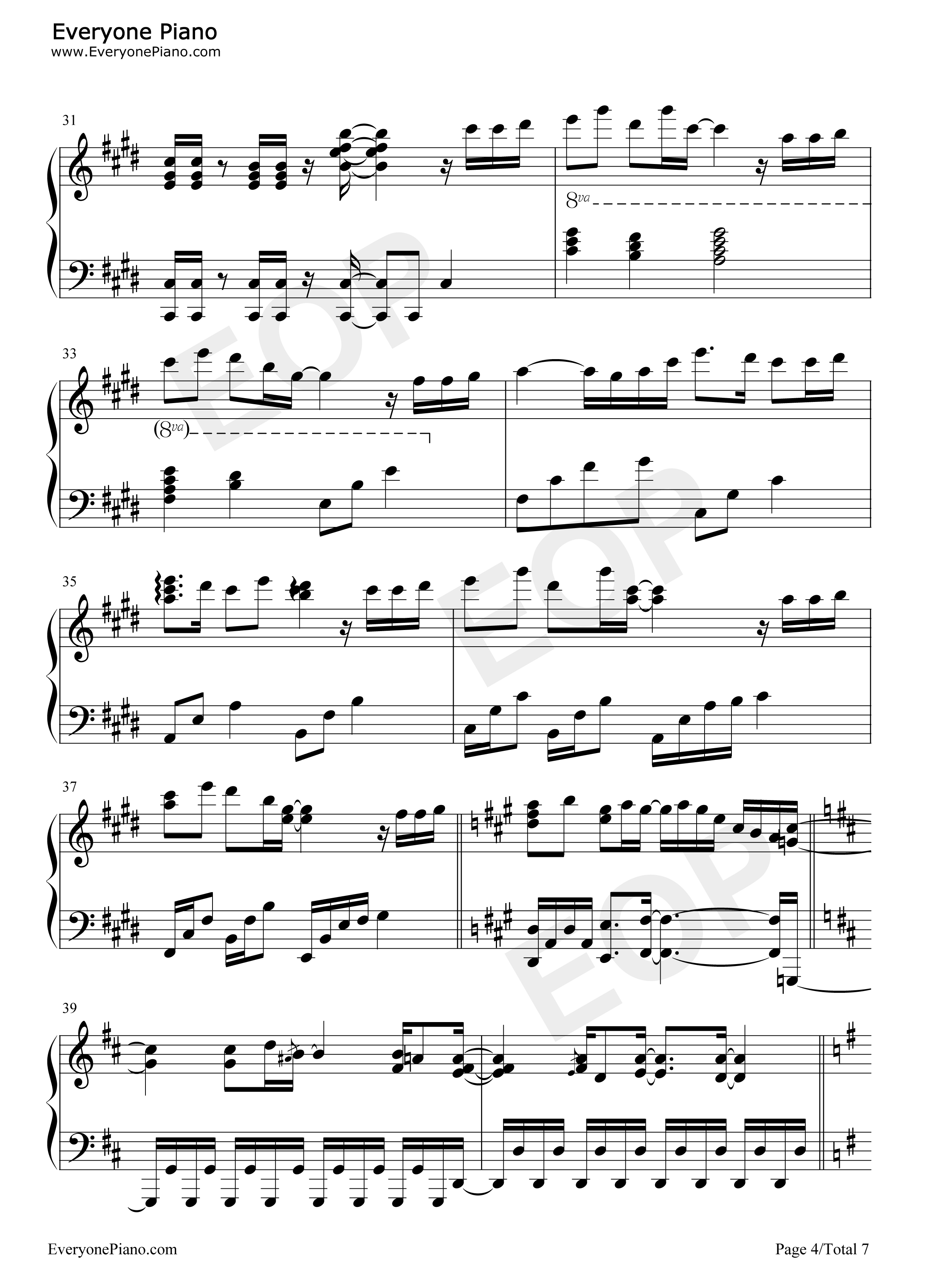 Shiny_Tale钢琴谱_Mix_Speaker's_Inc.