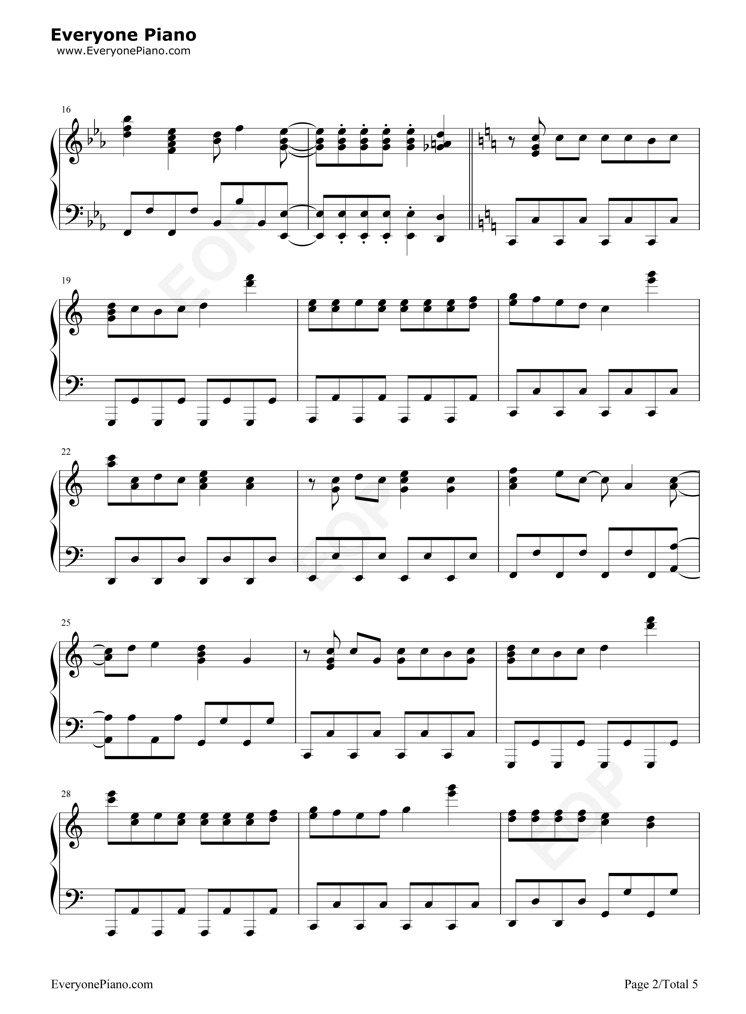 Miracle_Rush钢琴谱_StylipS