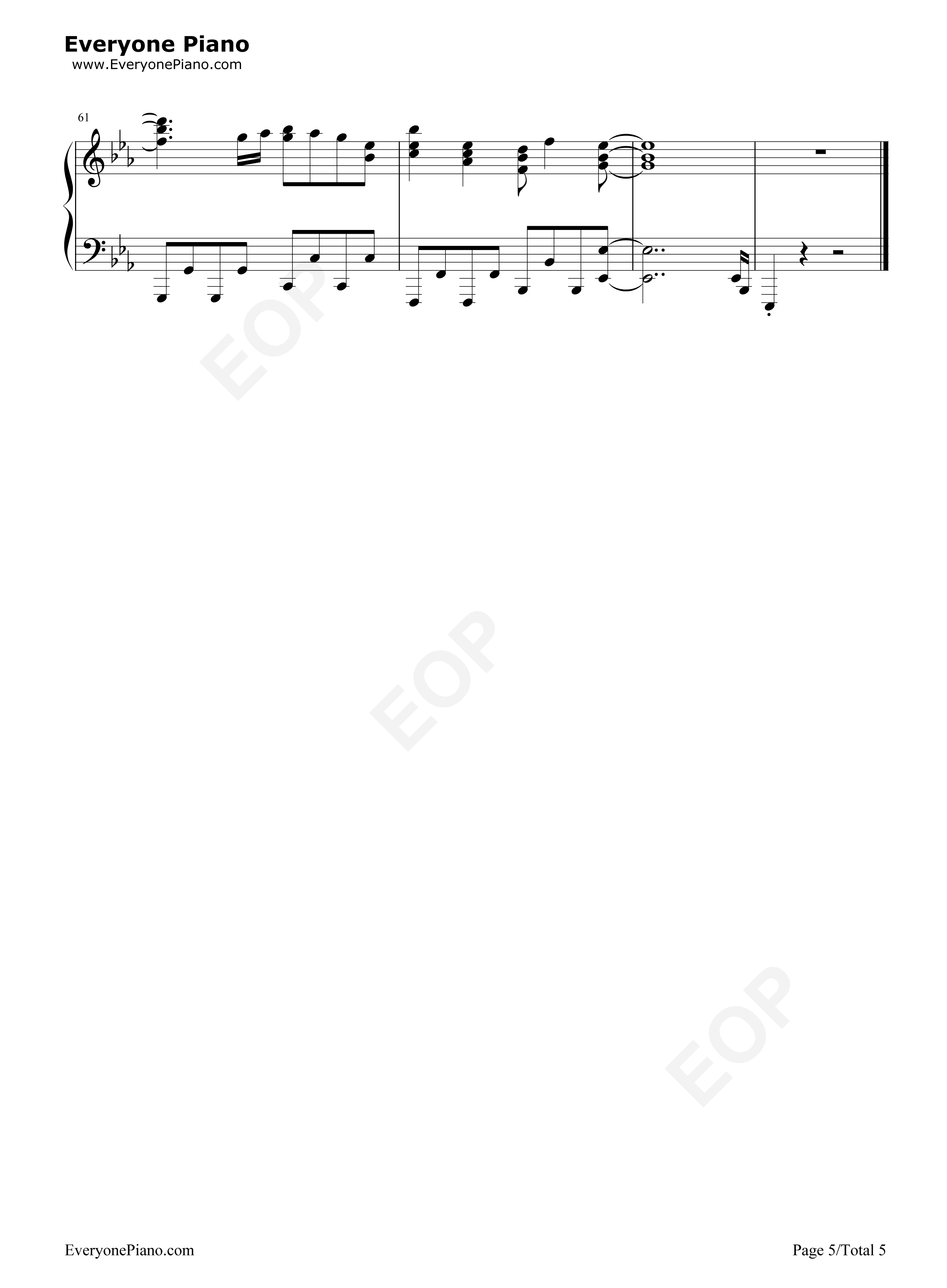 Miracle_Rush钢琴谱_StylipS