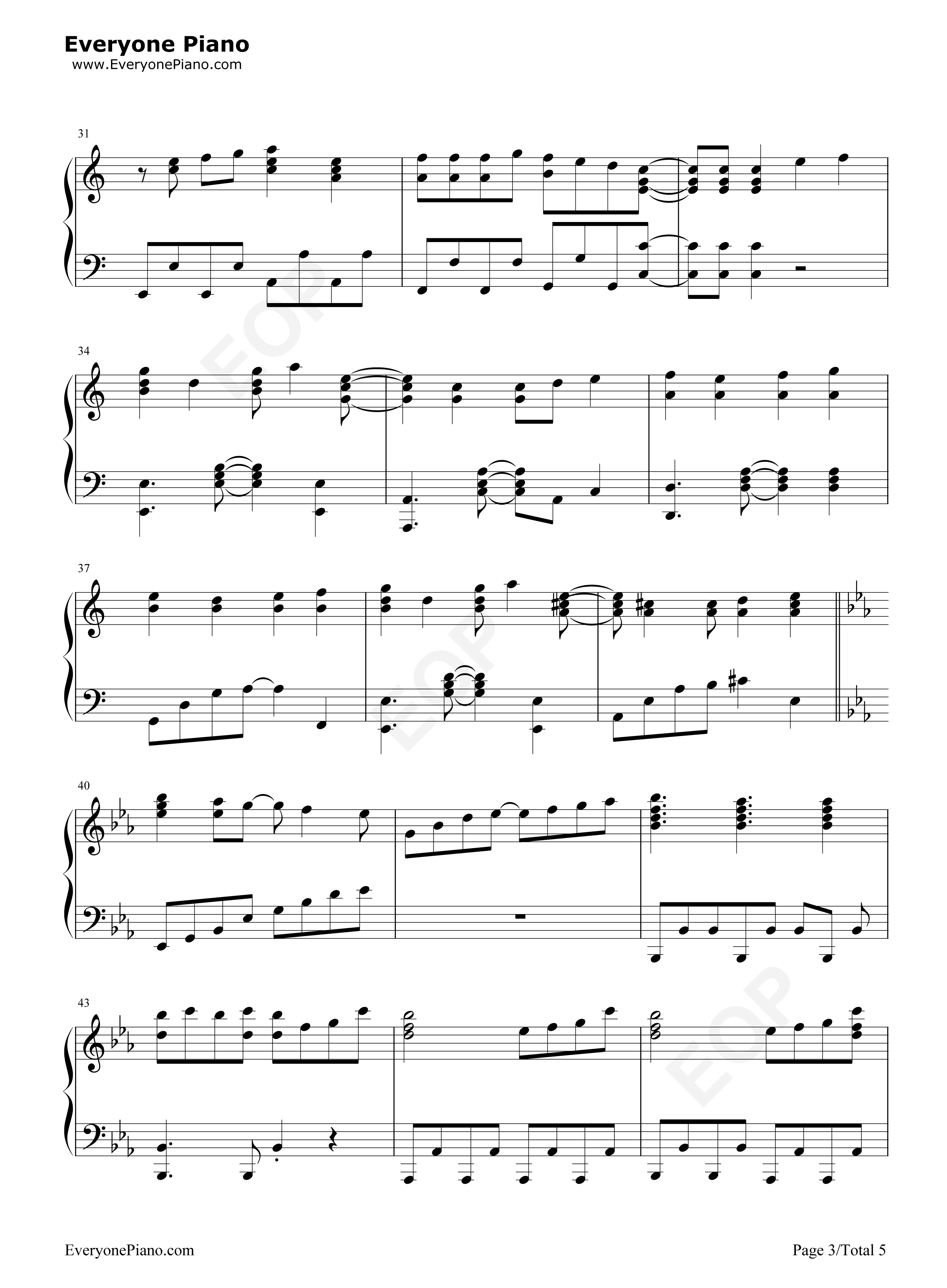 Miracle_Rush钢琴谱_StylipS