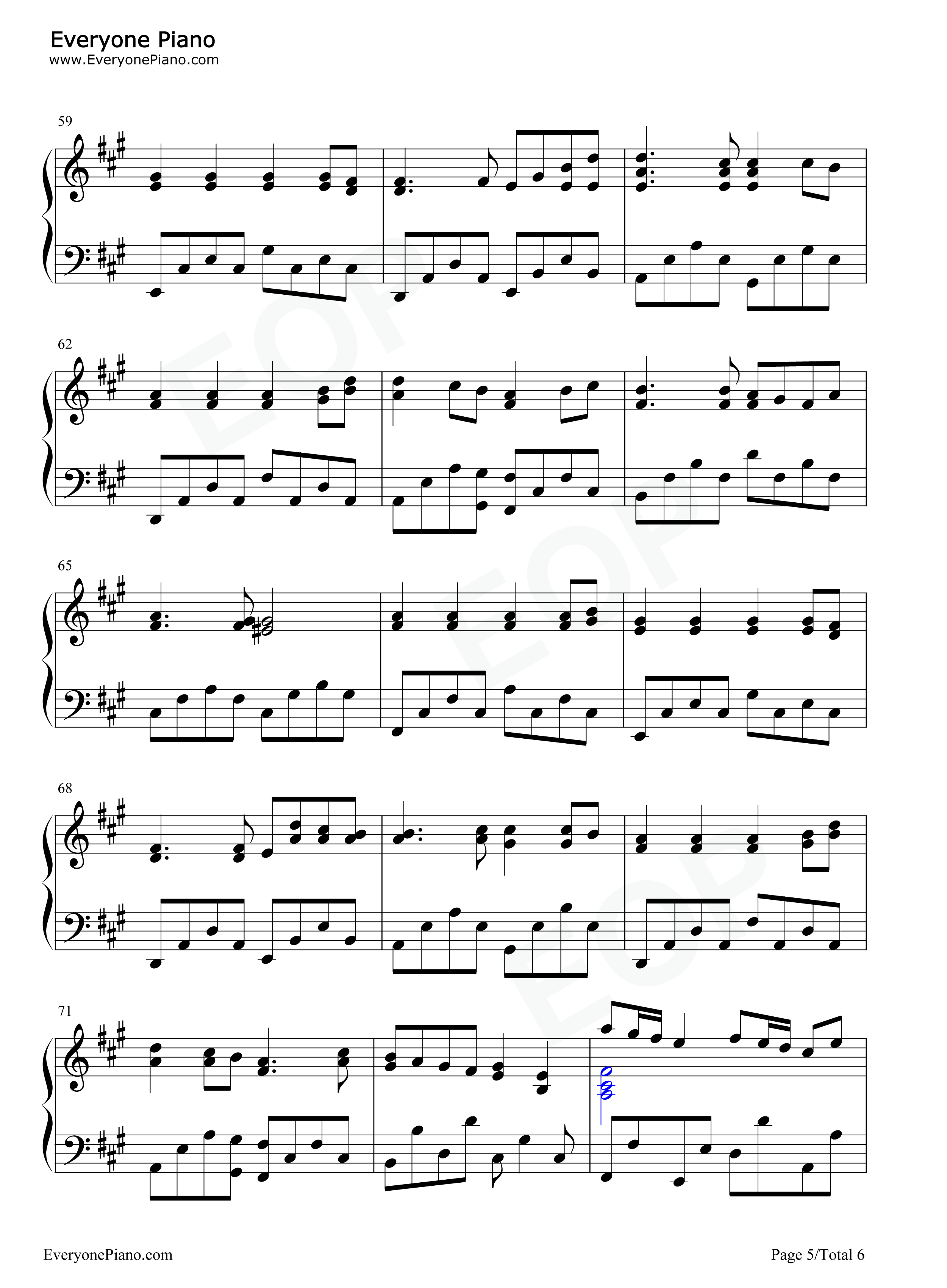 光の旋律钢琴谱_Kalafina