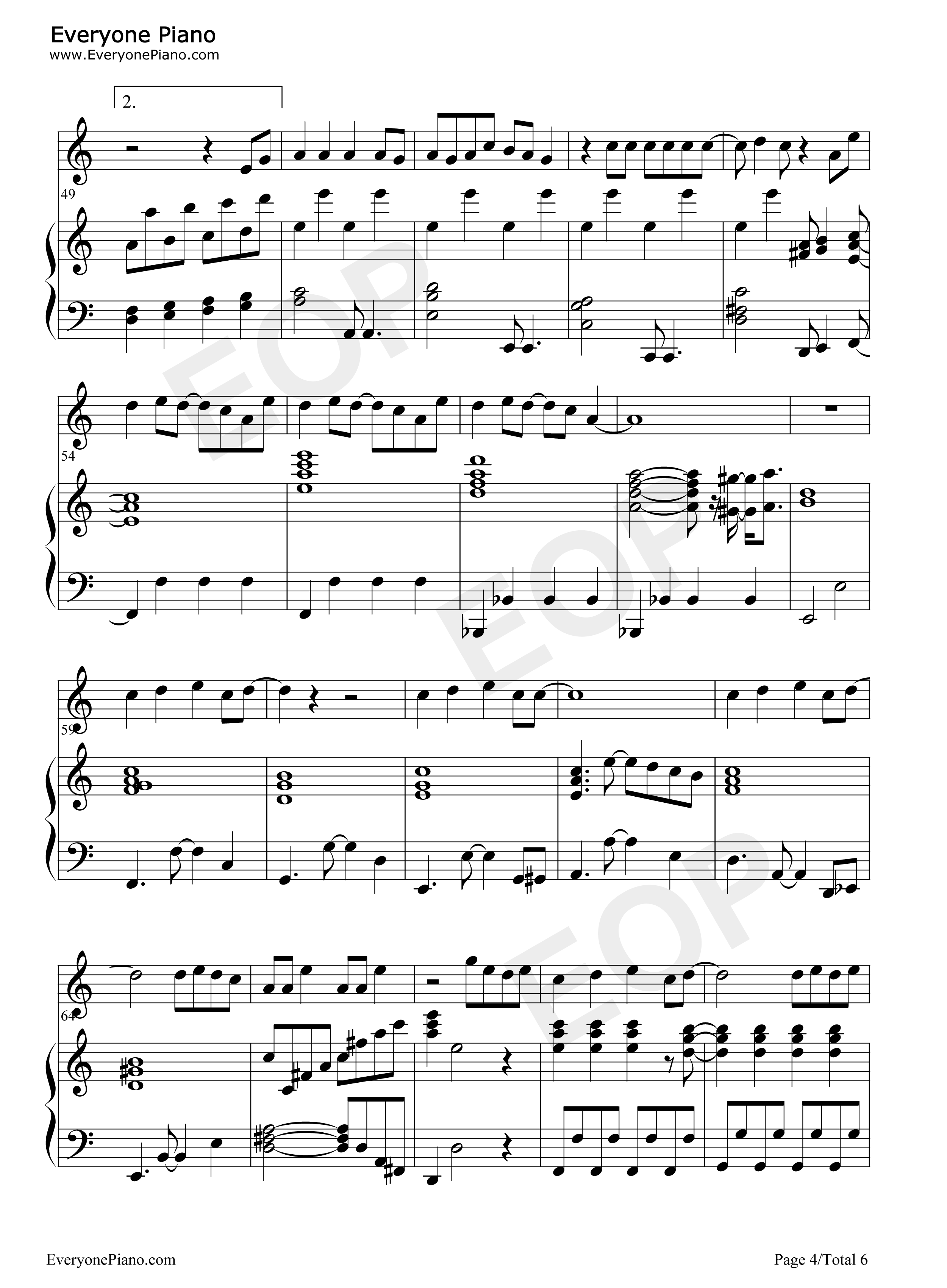 Troublemaker钢琴谱_岚