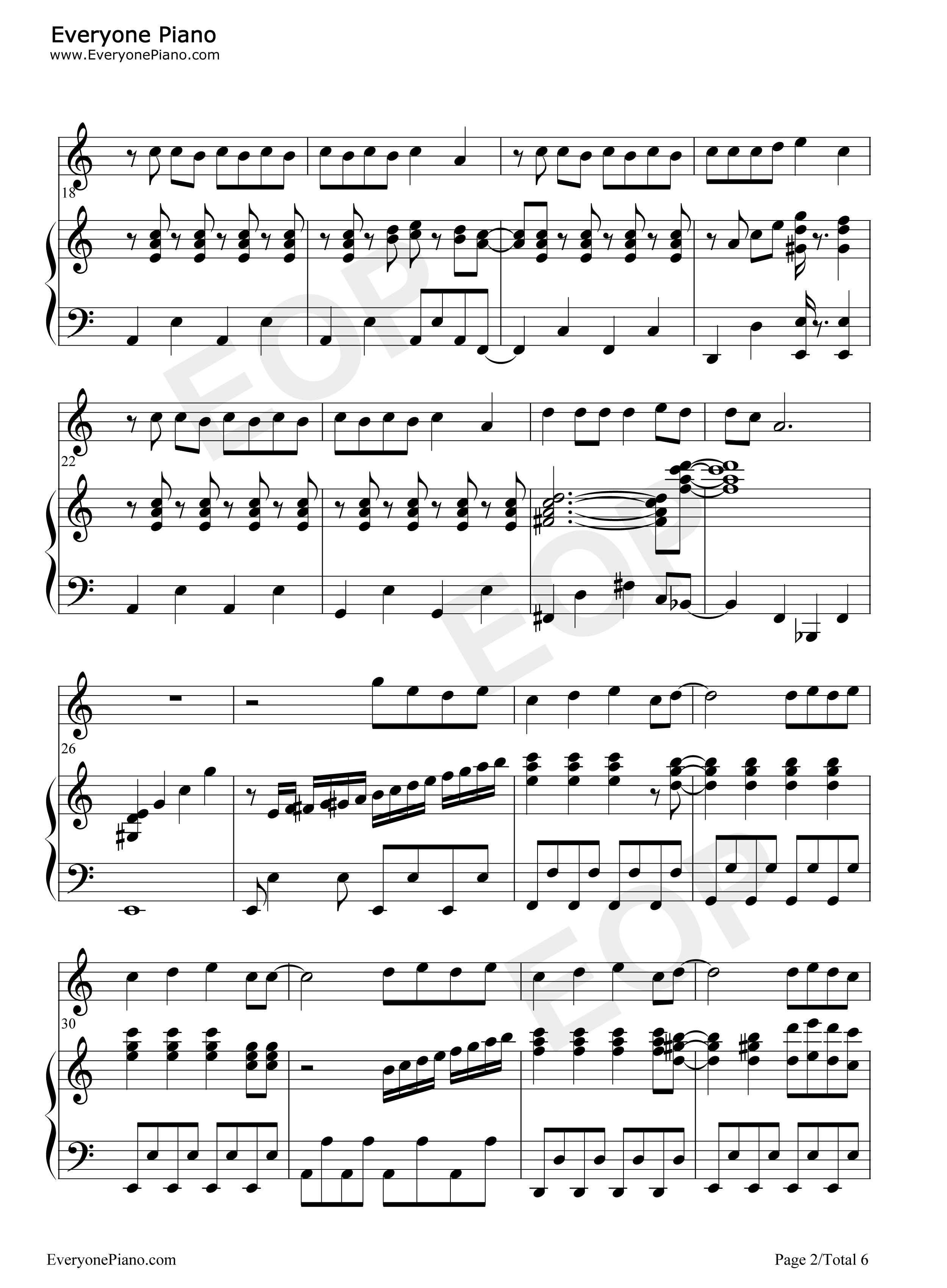 Troublemaker钢琴谱_岚