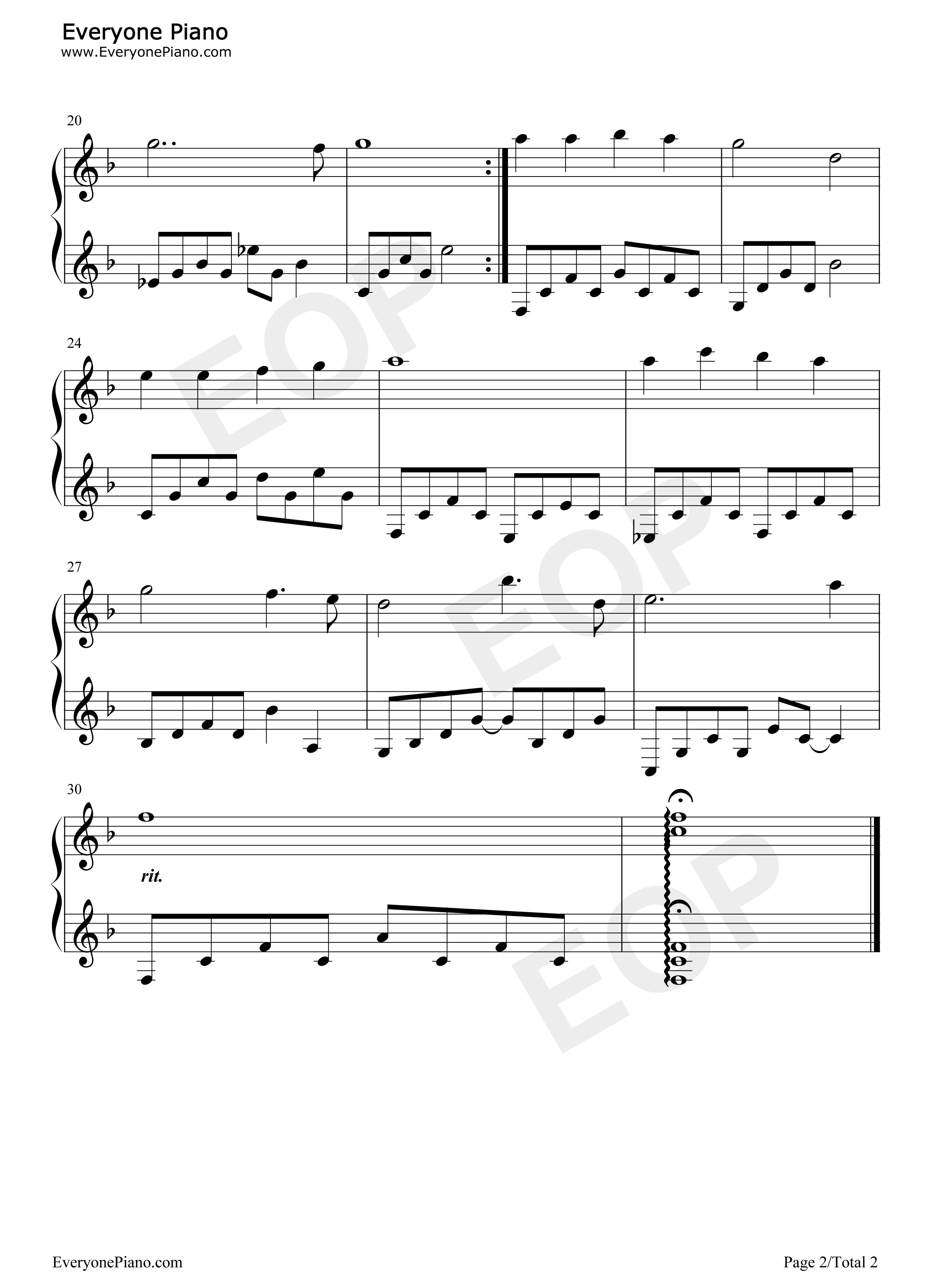 そばにいるよ钢琴谱_ALcot_ハニカム