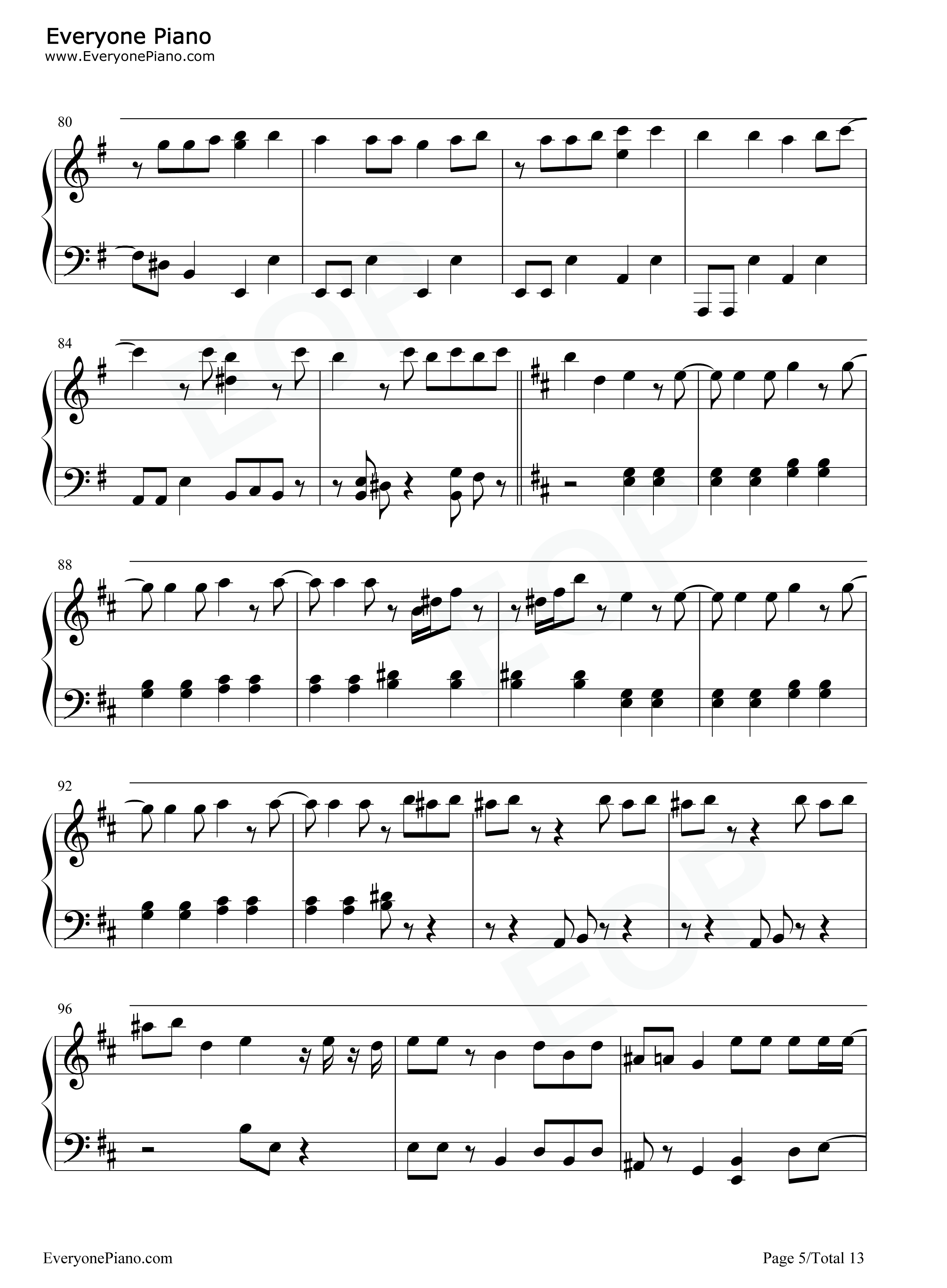 Z女战争钢琴谱_ももいろクローバーZ__桃色幸运草Z