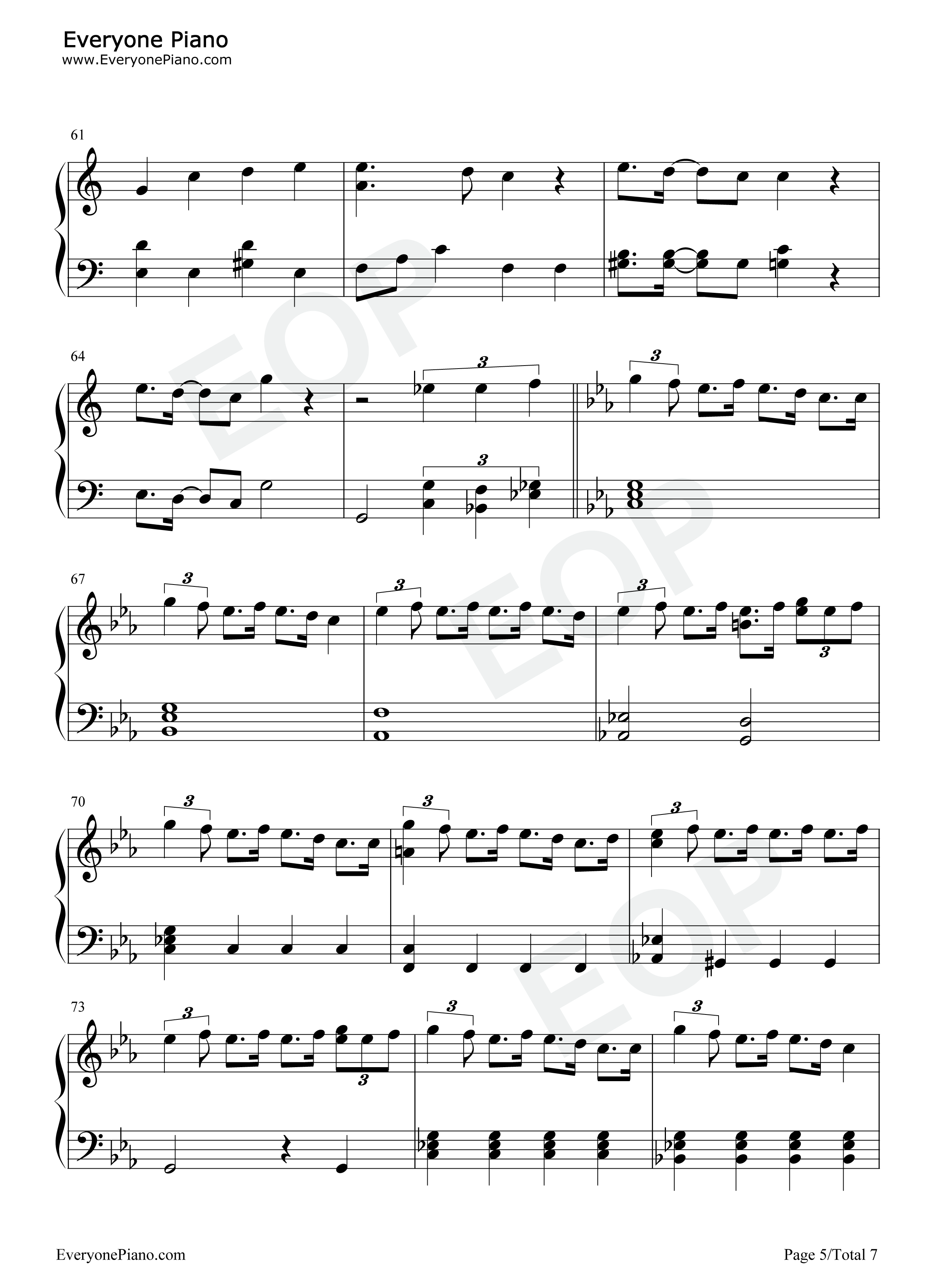 Endless_Game钢琴谱_岚