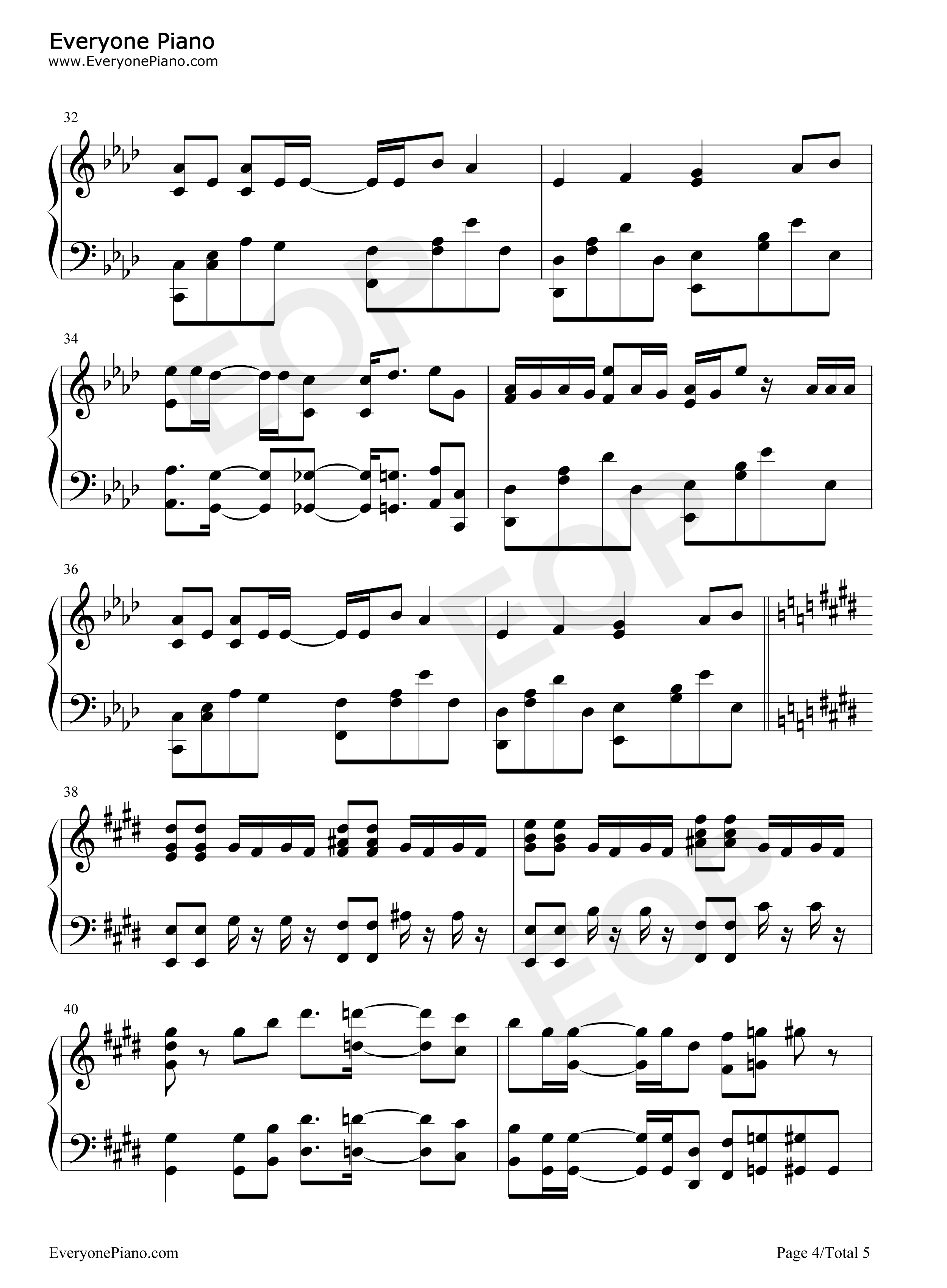 GO!_GO!_MANIAC钢琴谱_放学后茶会_放学后TEA_TIME