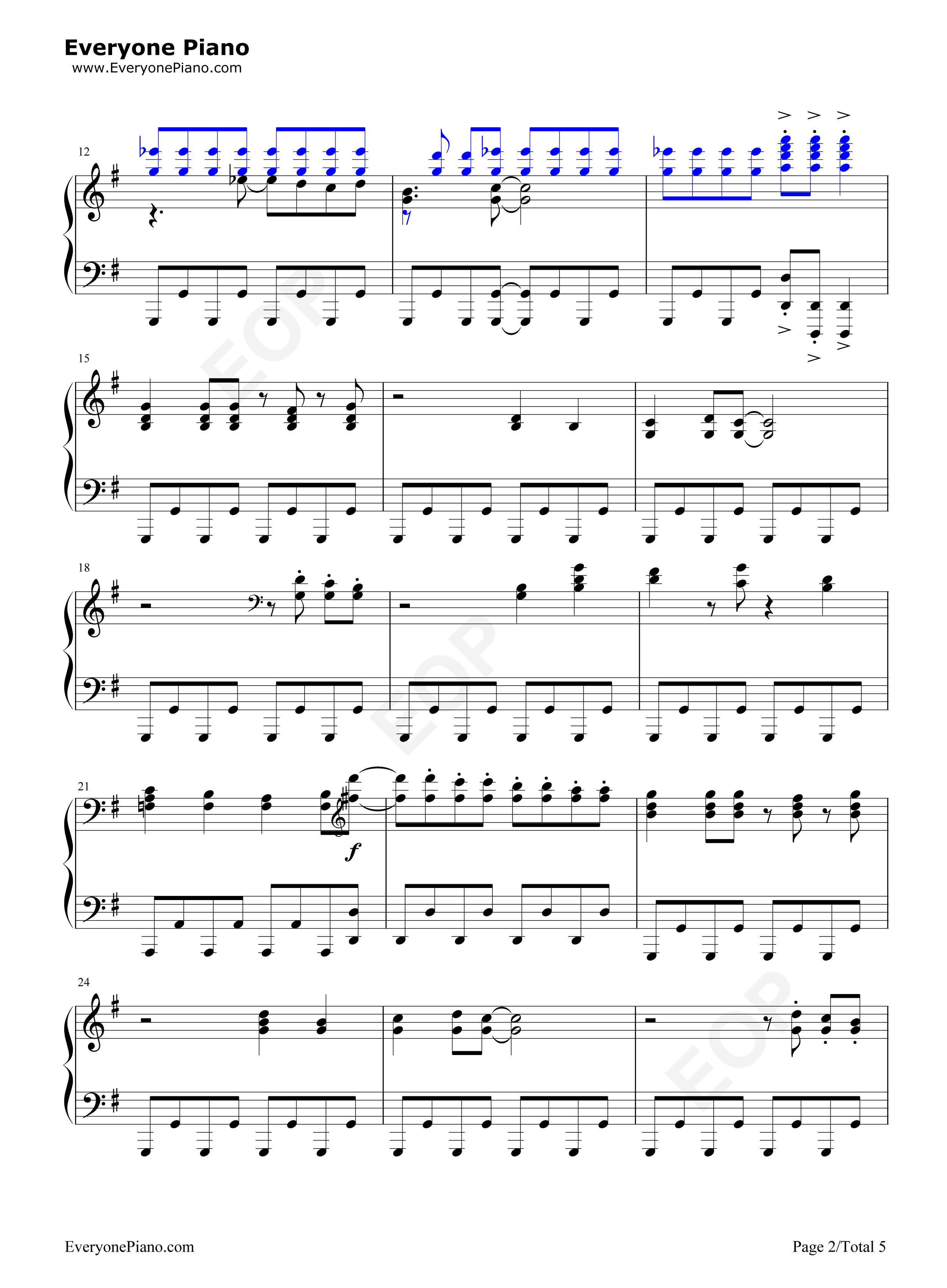 Girlish_Lover钢琴谱_自演乙