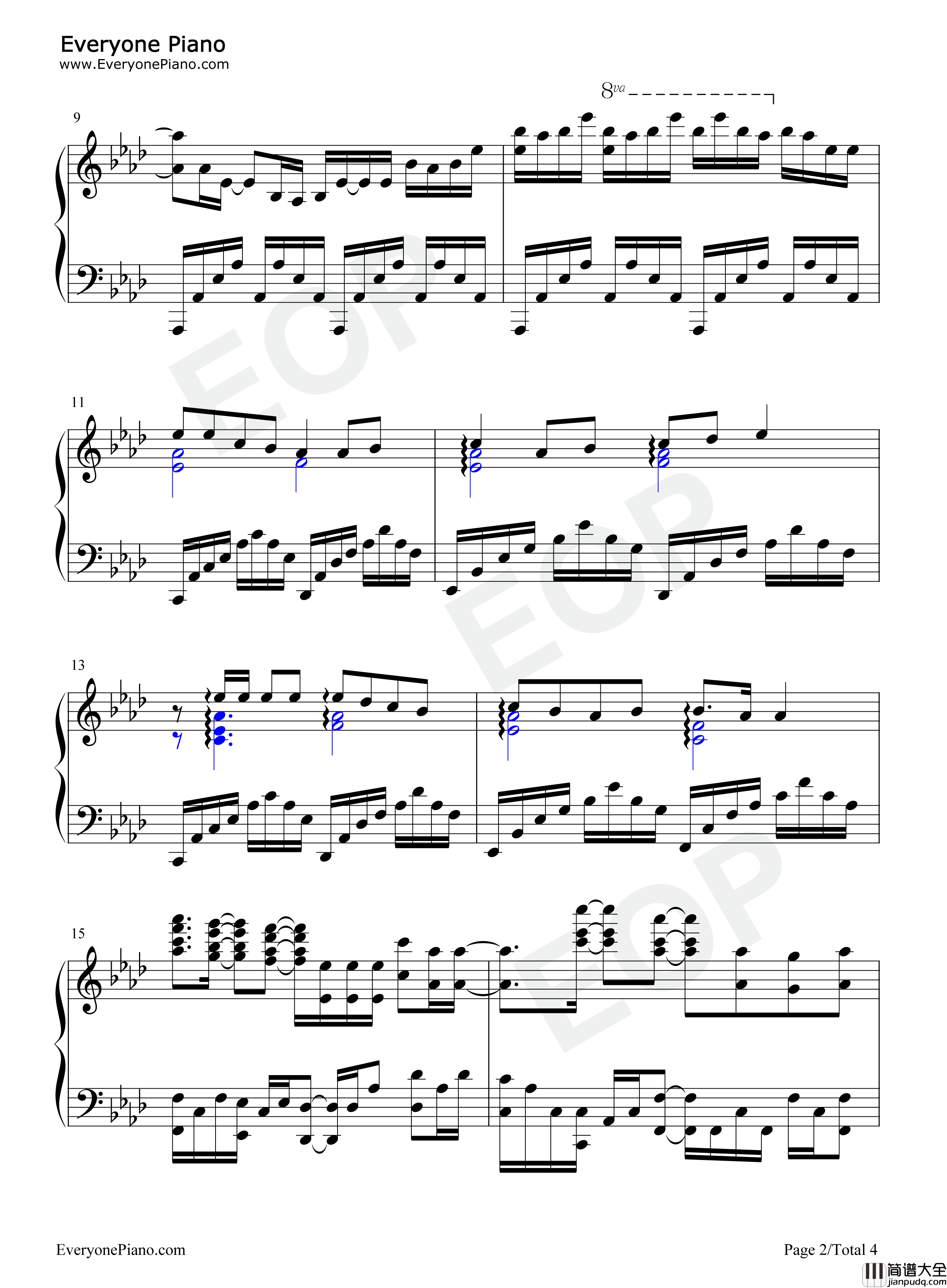 境界の彼方钢琴谱_茅原实里