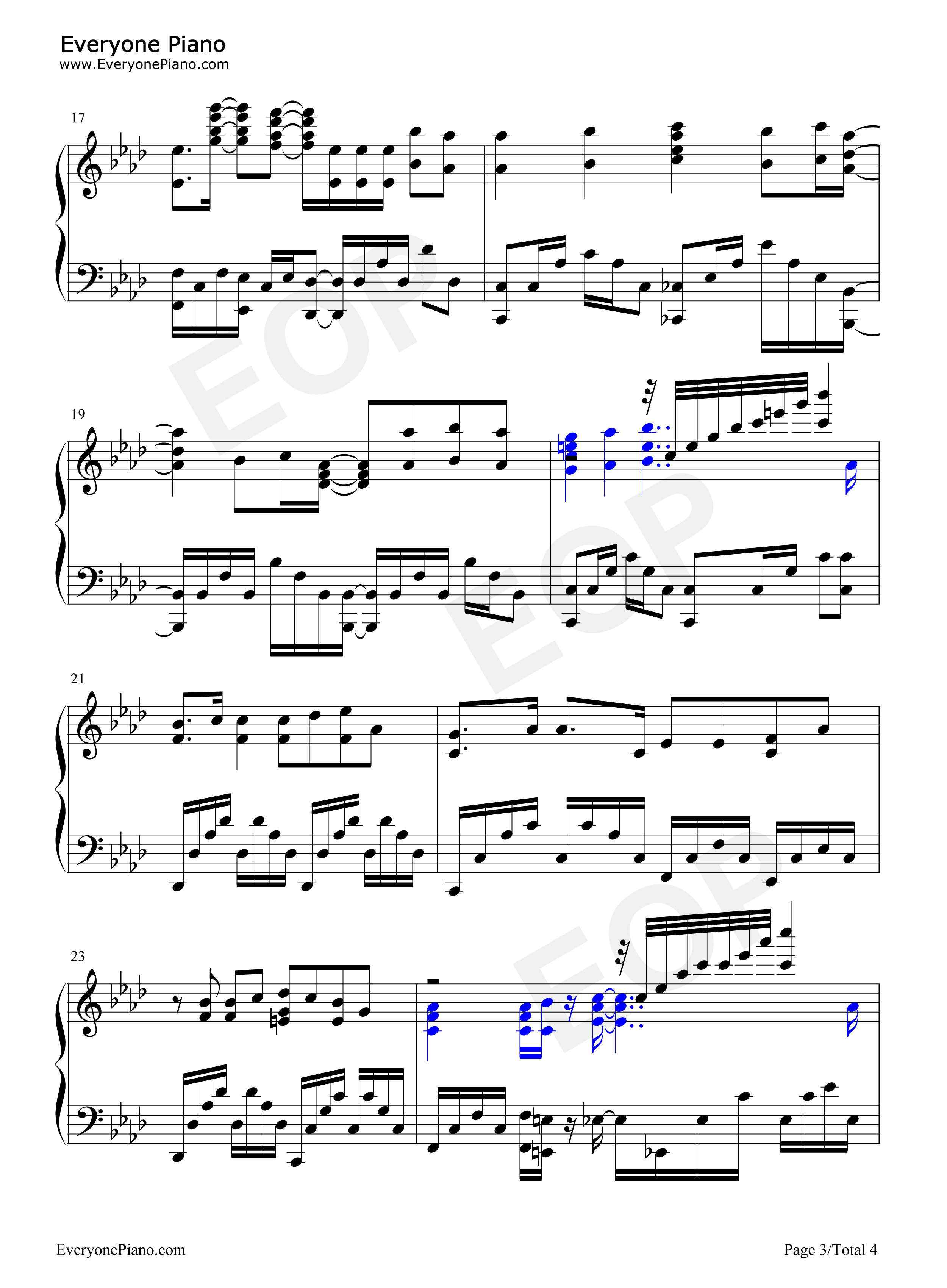 境界の彼方钢琴谱_茅原实里