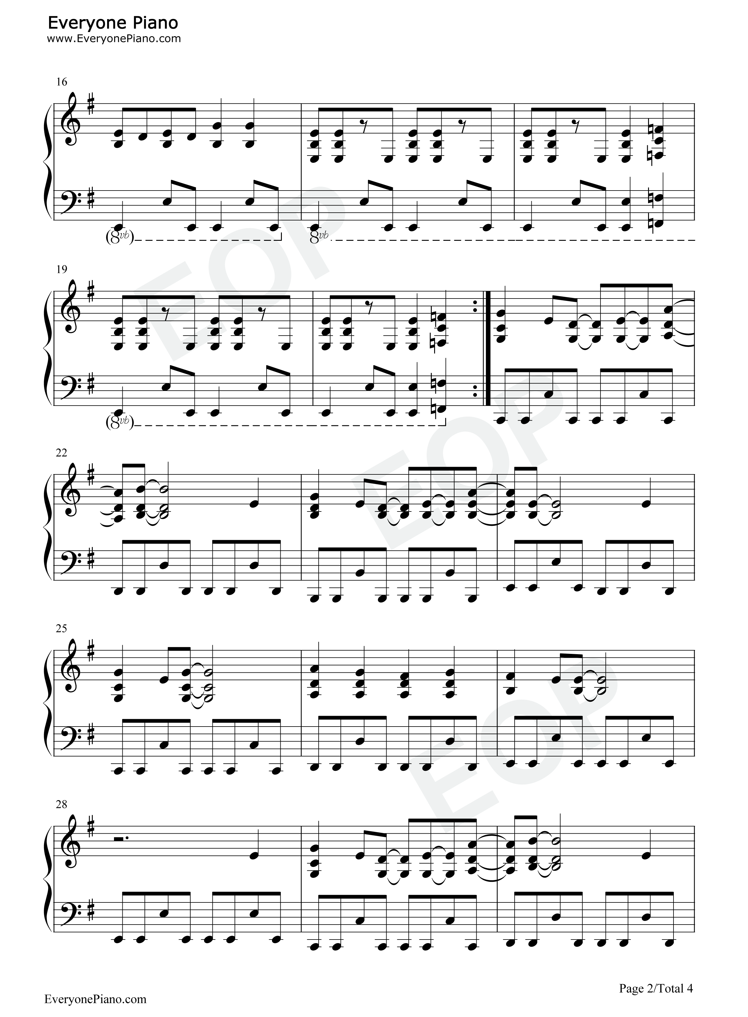 Don’t_Say_‘Lazy’钢琴谱_樱高轻音部