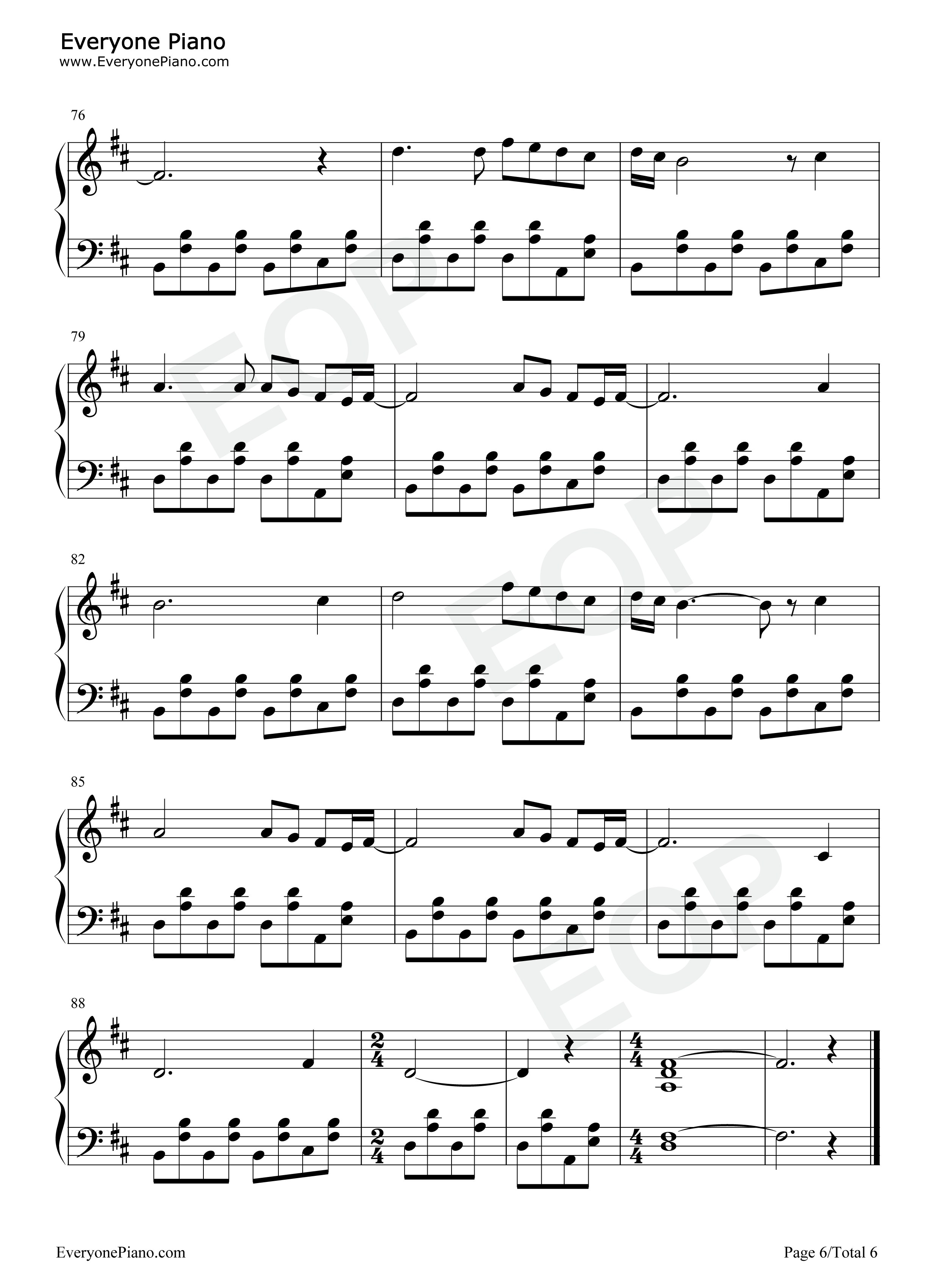 Hey_There_Delilah钢琴谱_Plain_White_T's