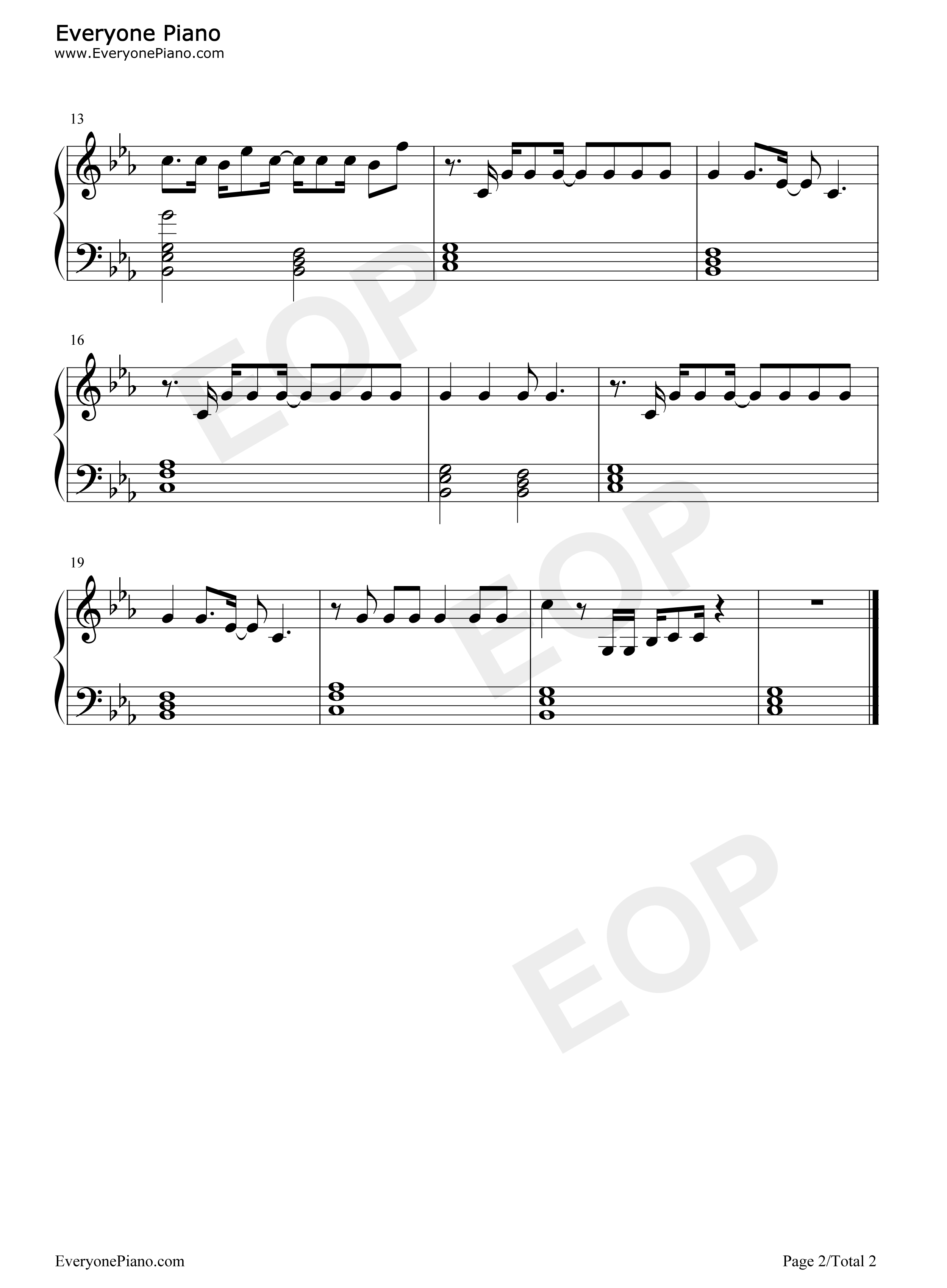 A_Little_Party_Never_Killed_Nobody钢琴谱_Fergie_feat._GoonRock_&_Q_Tip