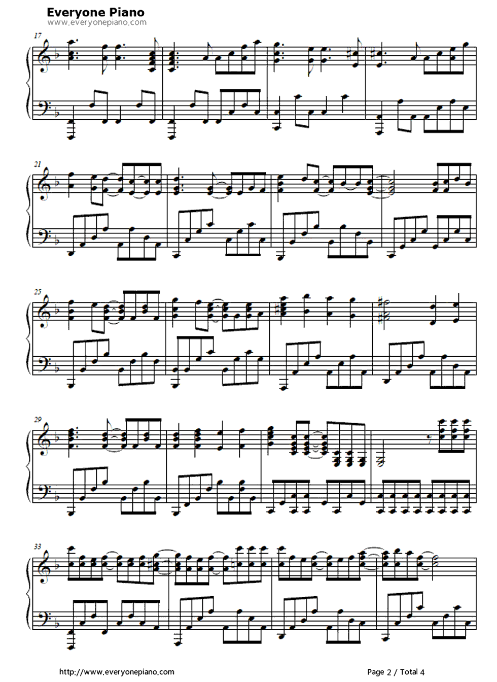 わたしの恋はホッチキス钢琴谱_放学后茶会__放课後ティータイム