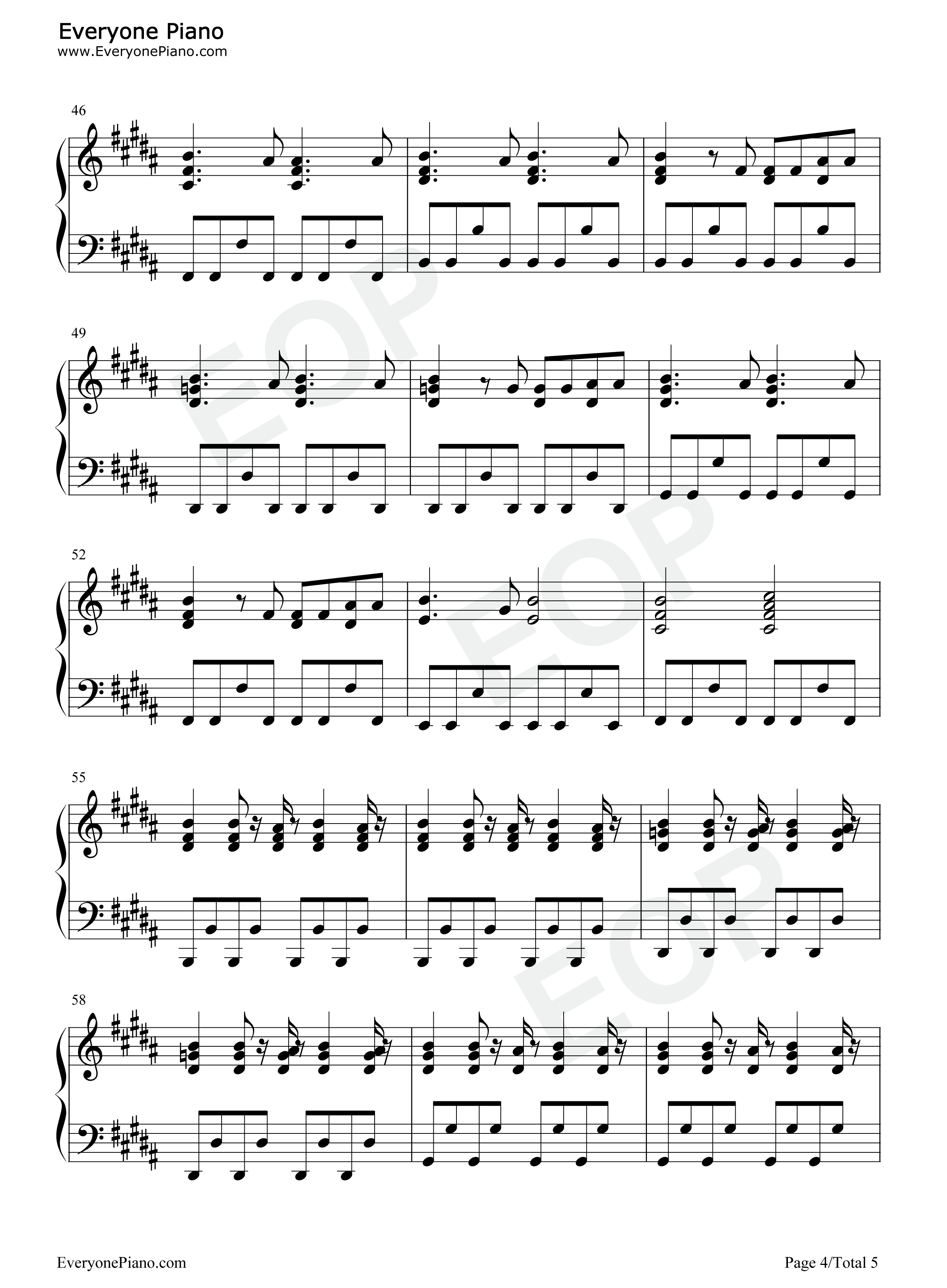 ぴゅあぴゅあはーと钢琴谱_放课后ティータイム_放学后茶会