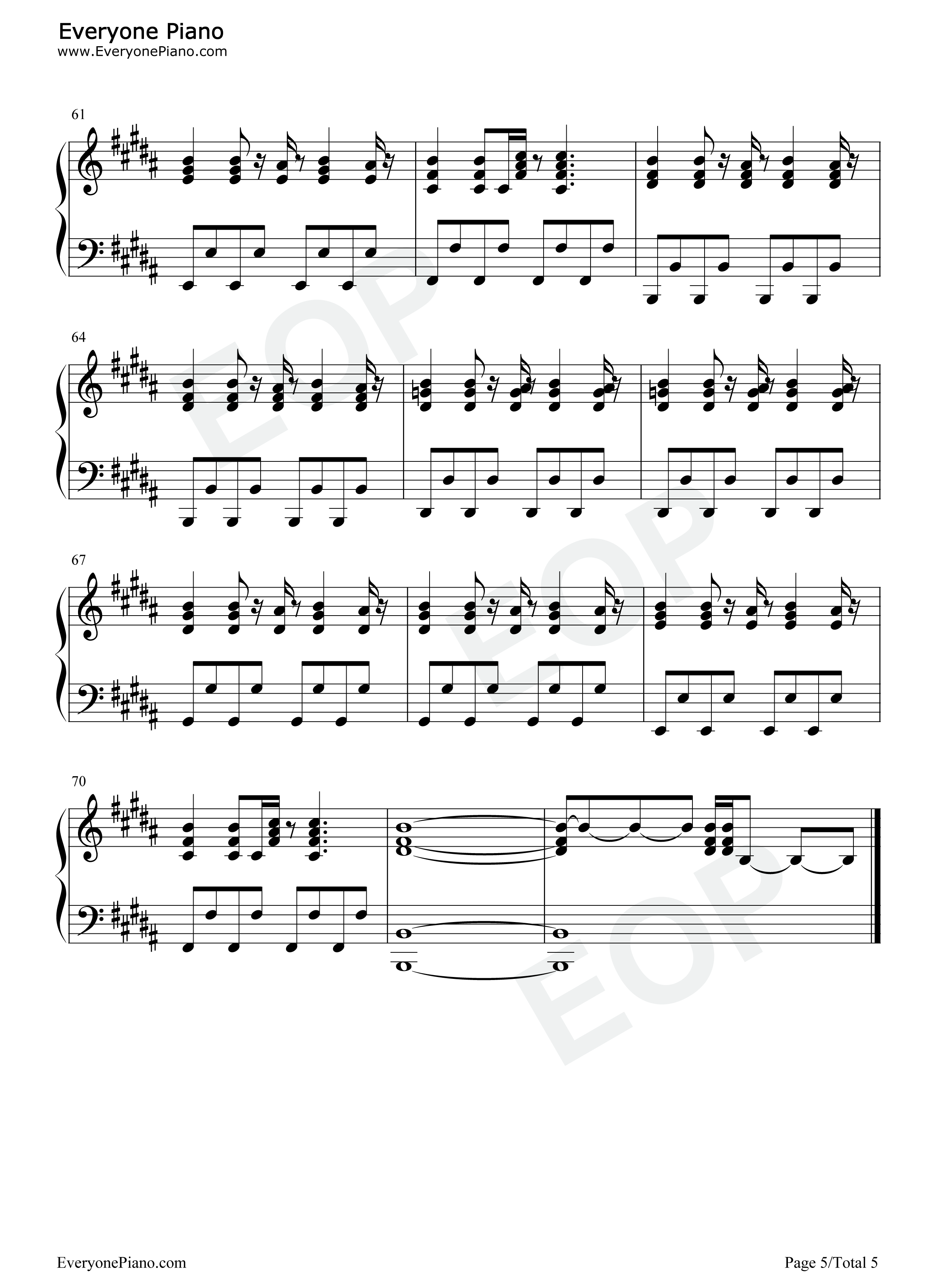 ぴゅあぴゅあはーと钢琴谱_放课后ティータイム_放学后茶会