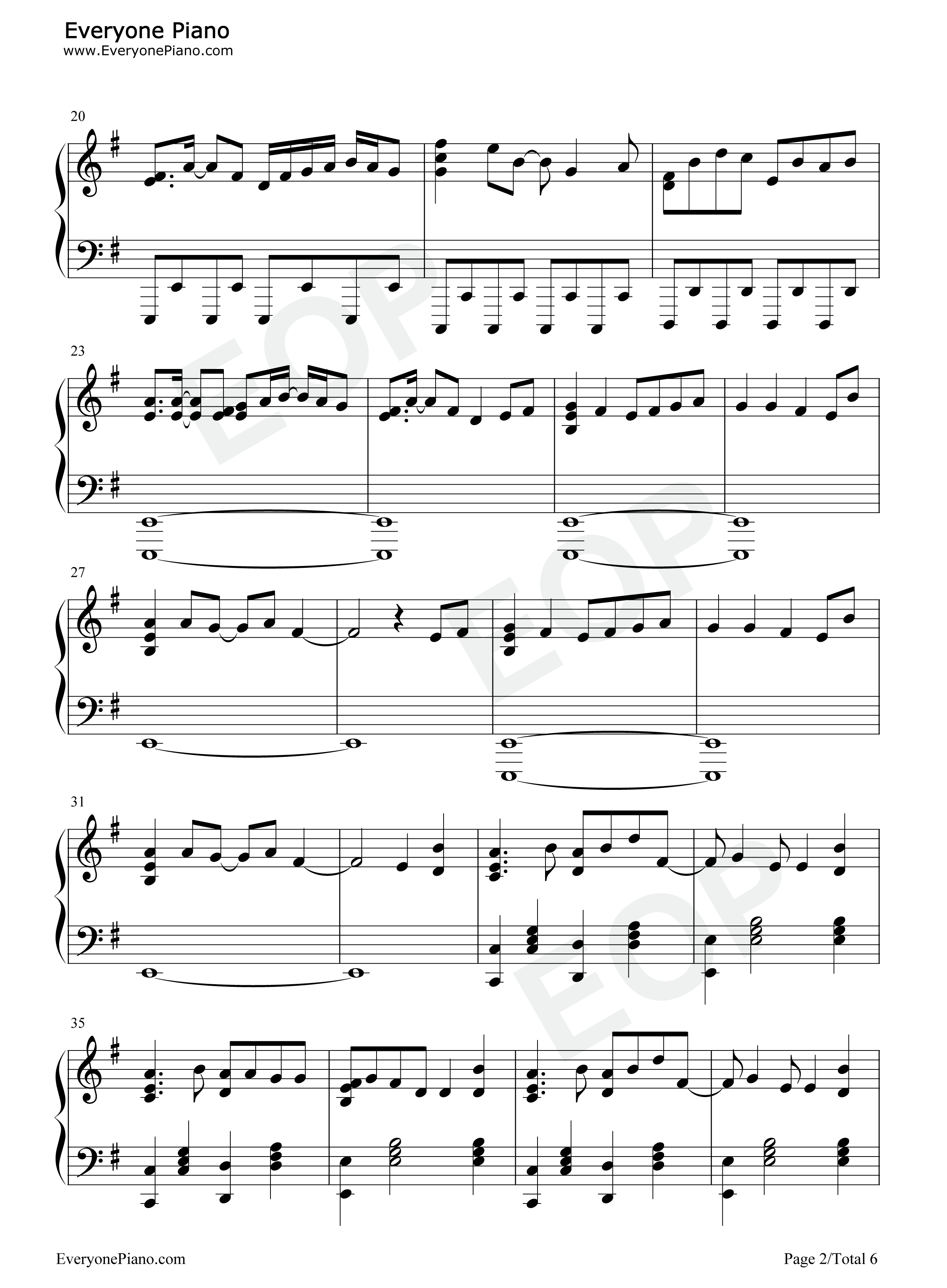 oblivious钢琴谱_Kalafina