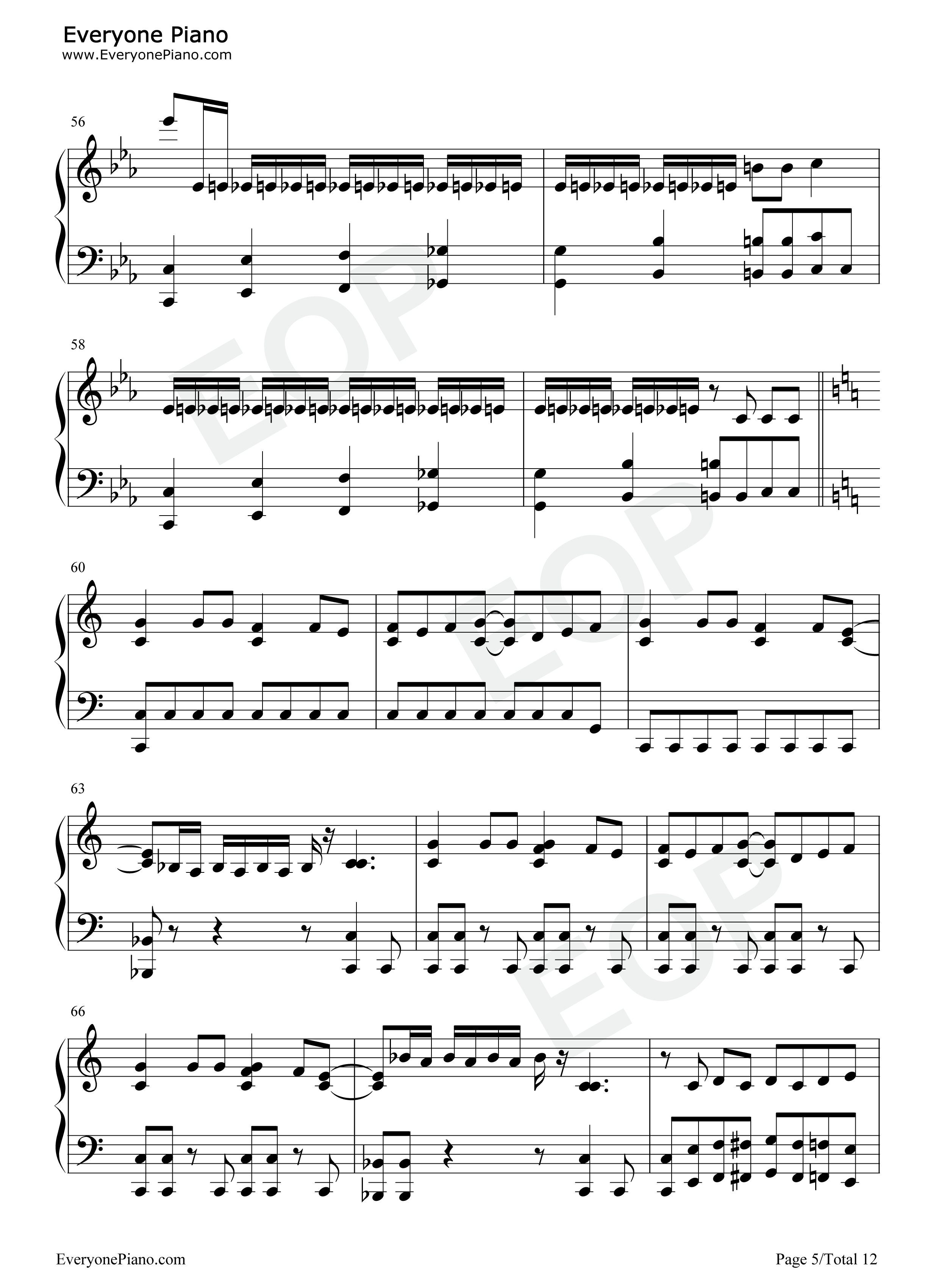 Utauyo!!MIRACLE钢琴谱_放学后茶会