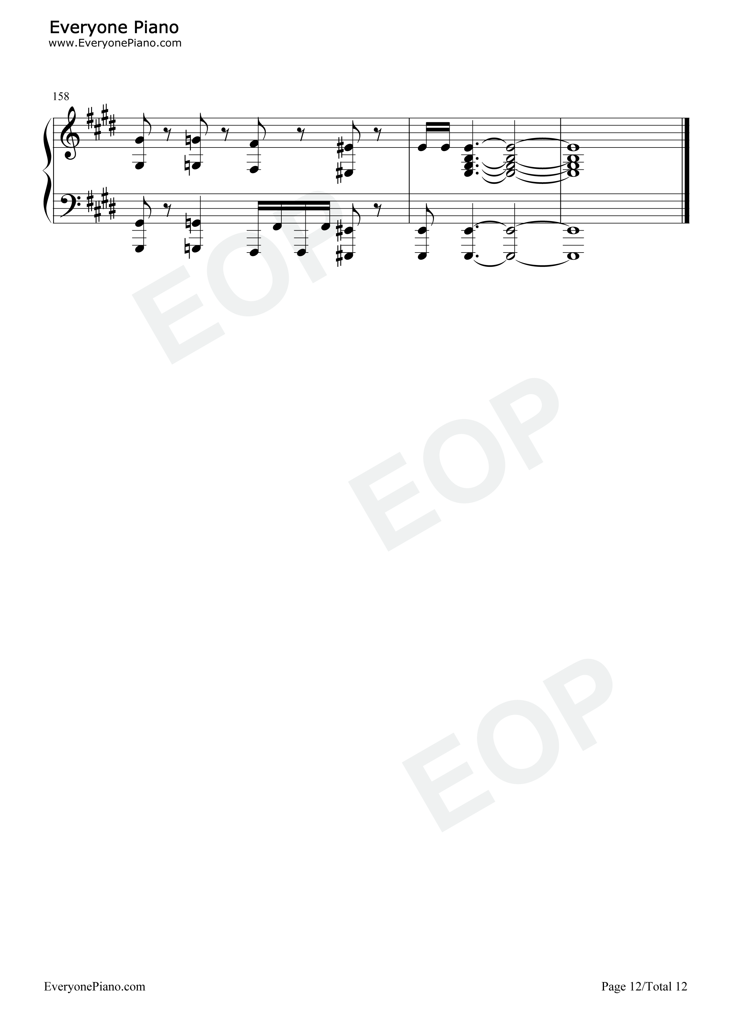 Utauyo!!MIRACLE钢琴谱_放学后茶会