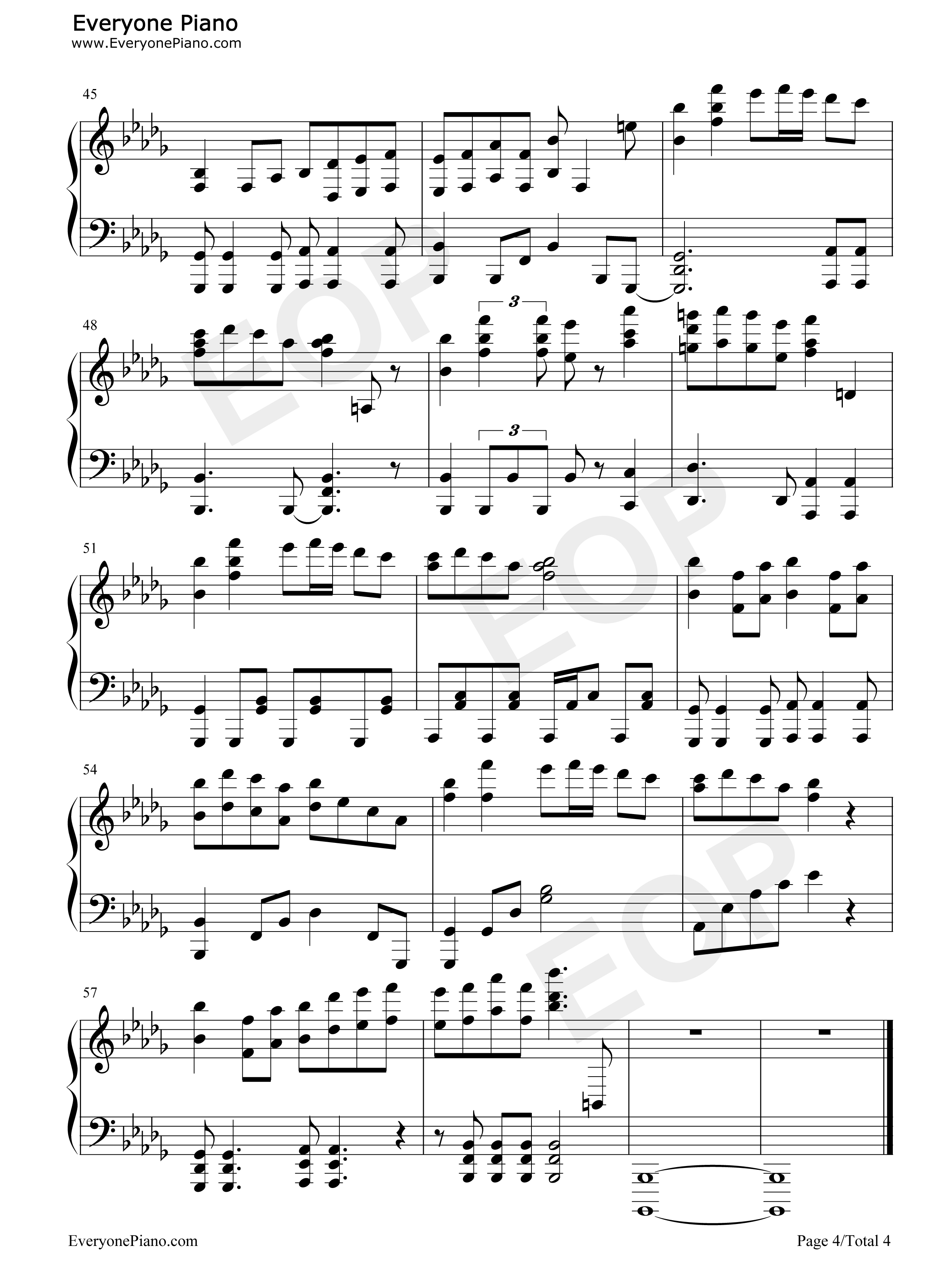 敵艦隊、見ゆ！钢琴谱_艦これ