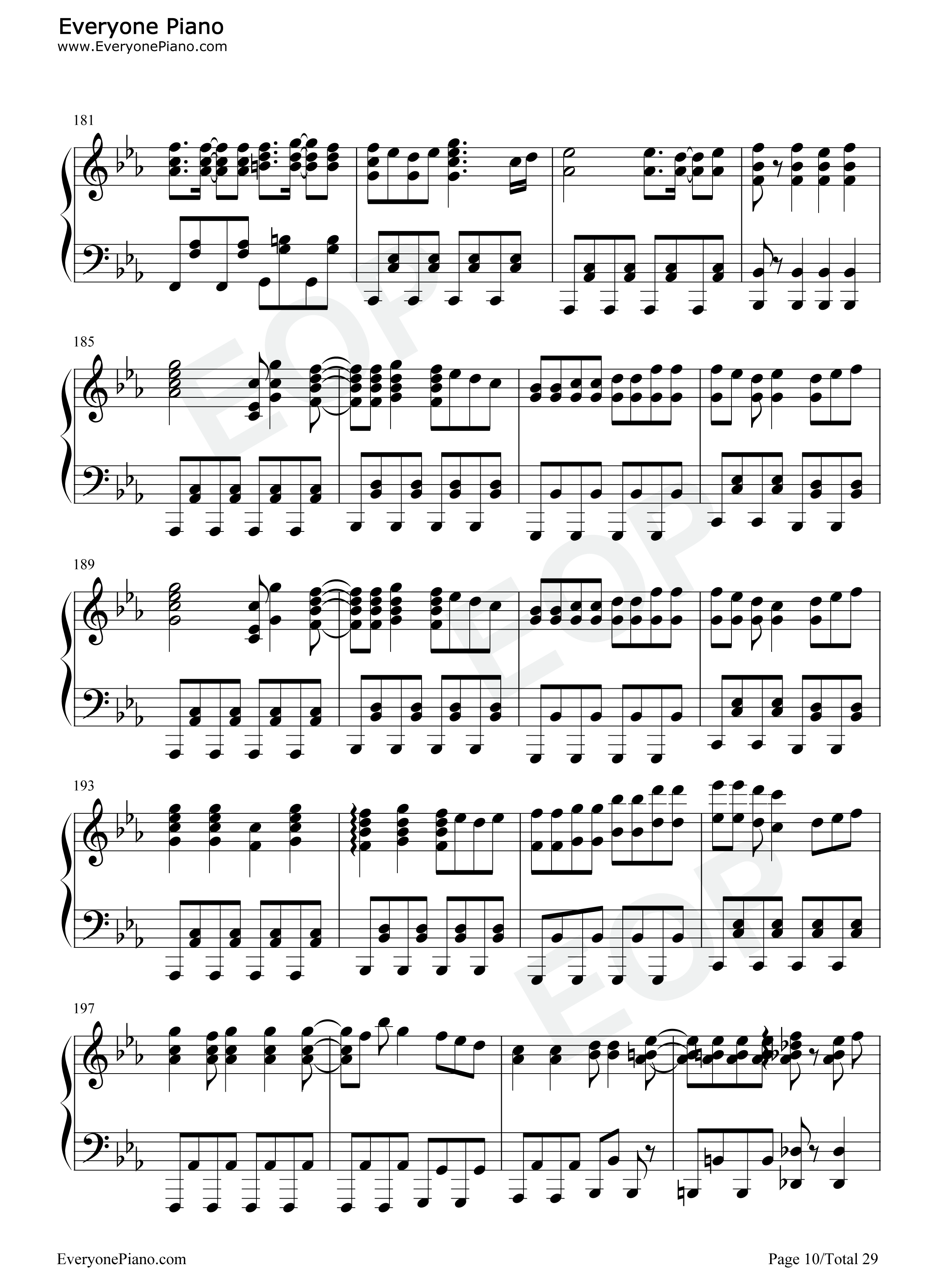 ニコニコ動画流星群钢琴谱_Shimo