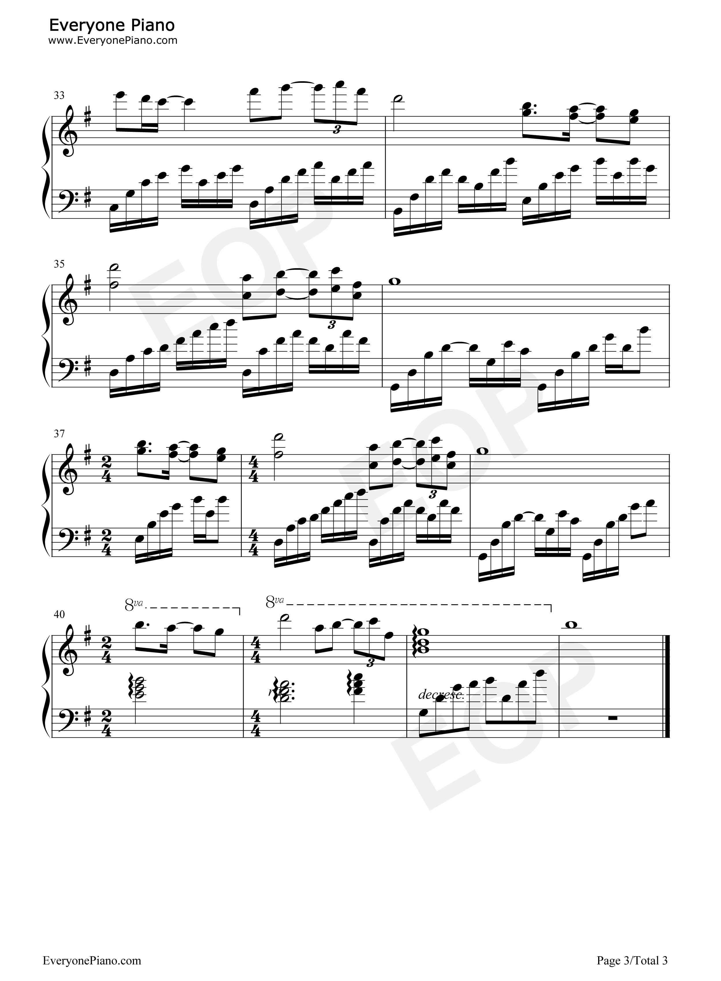 When_a_Child_is_Born钢琴谱_Johnny_Mathis