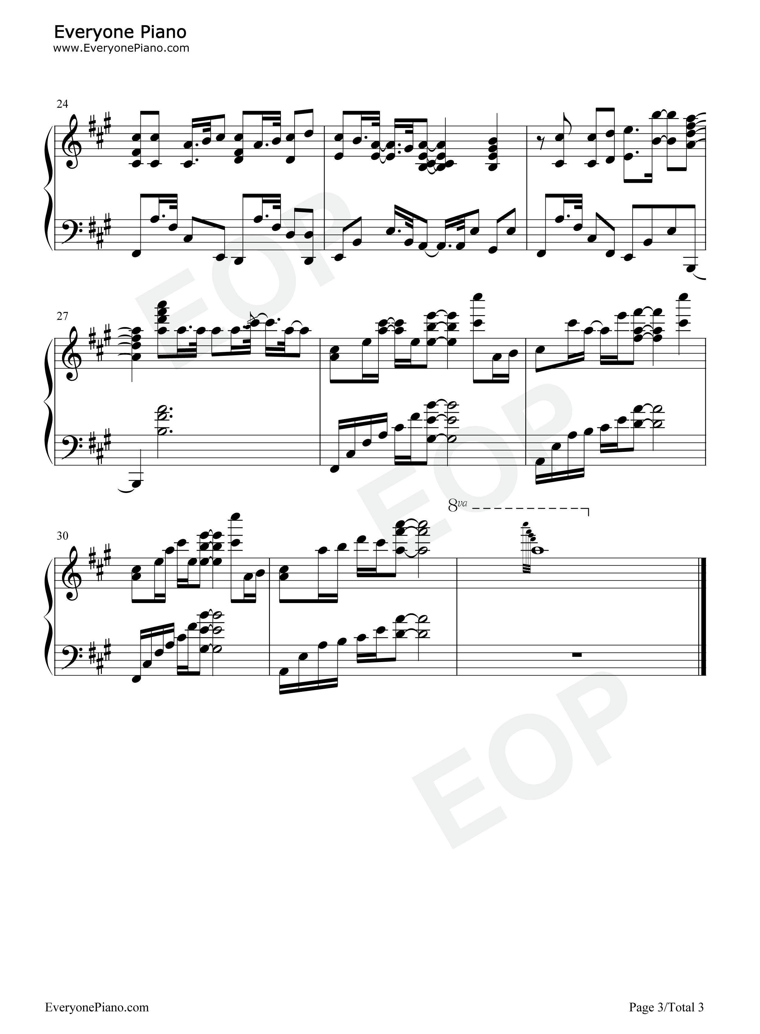 Daisy钢琴谱_STEREO_DIVE_FOUNDATION