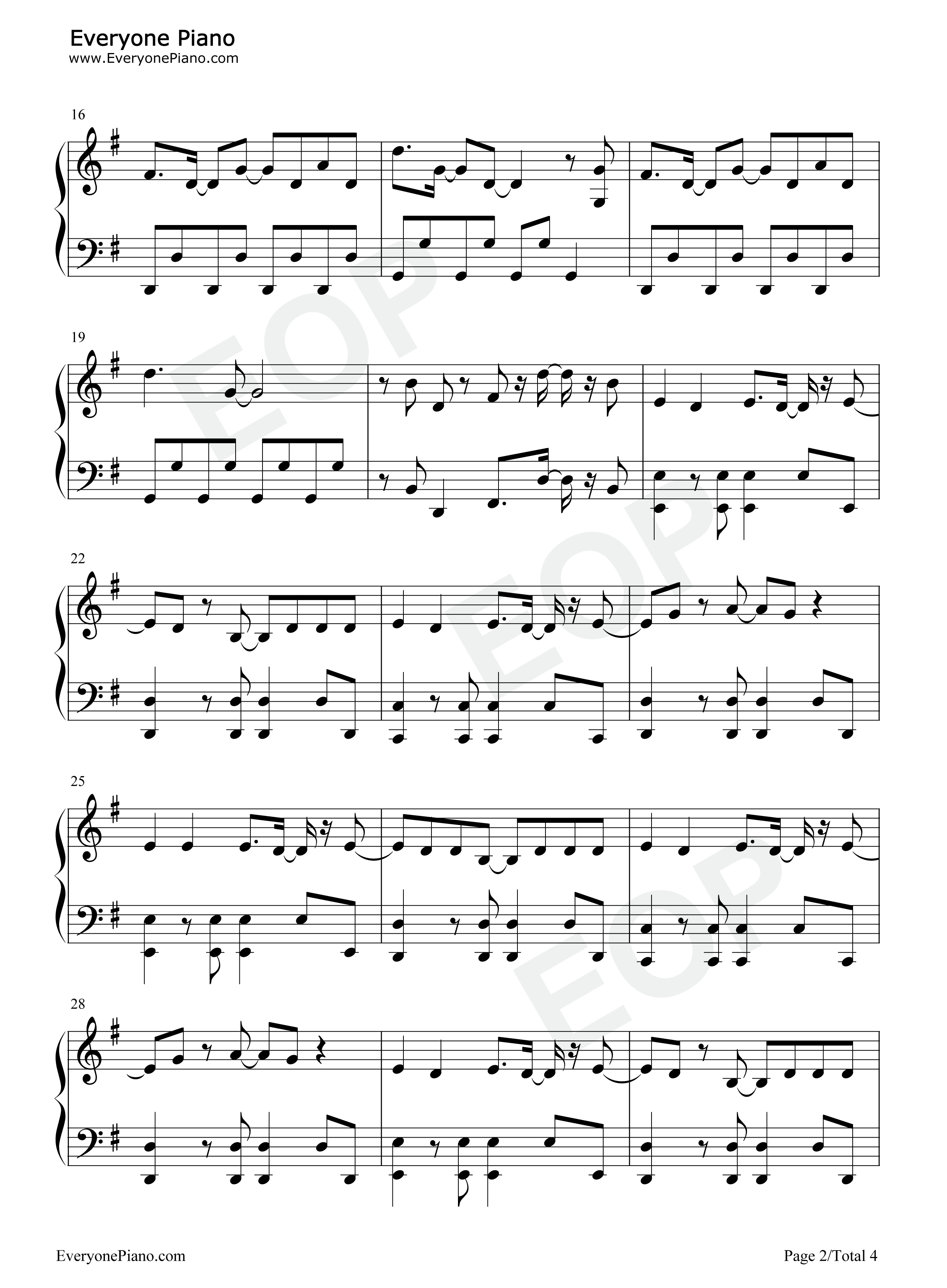 相爱性理论钢琴谱_初音ミク