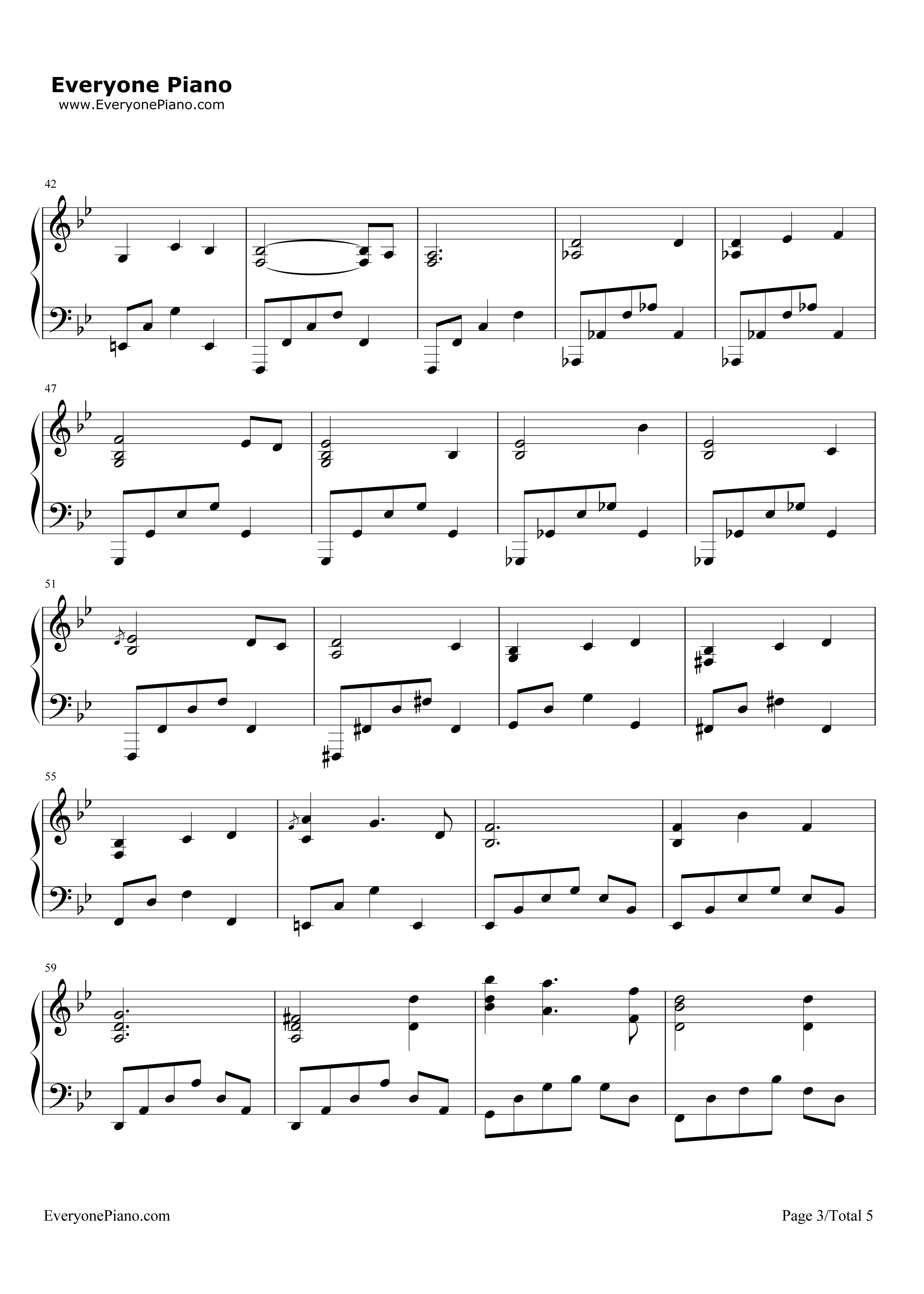 悲しみの向こうへ钢琴谱_いとうかなこ