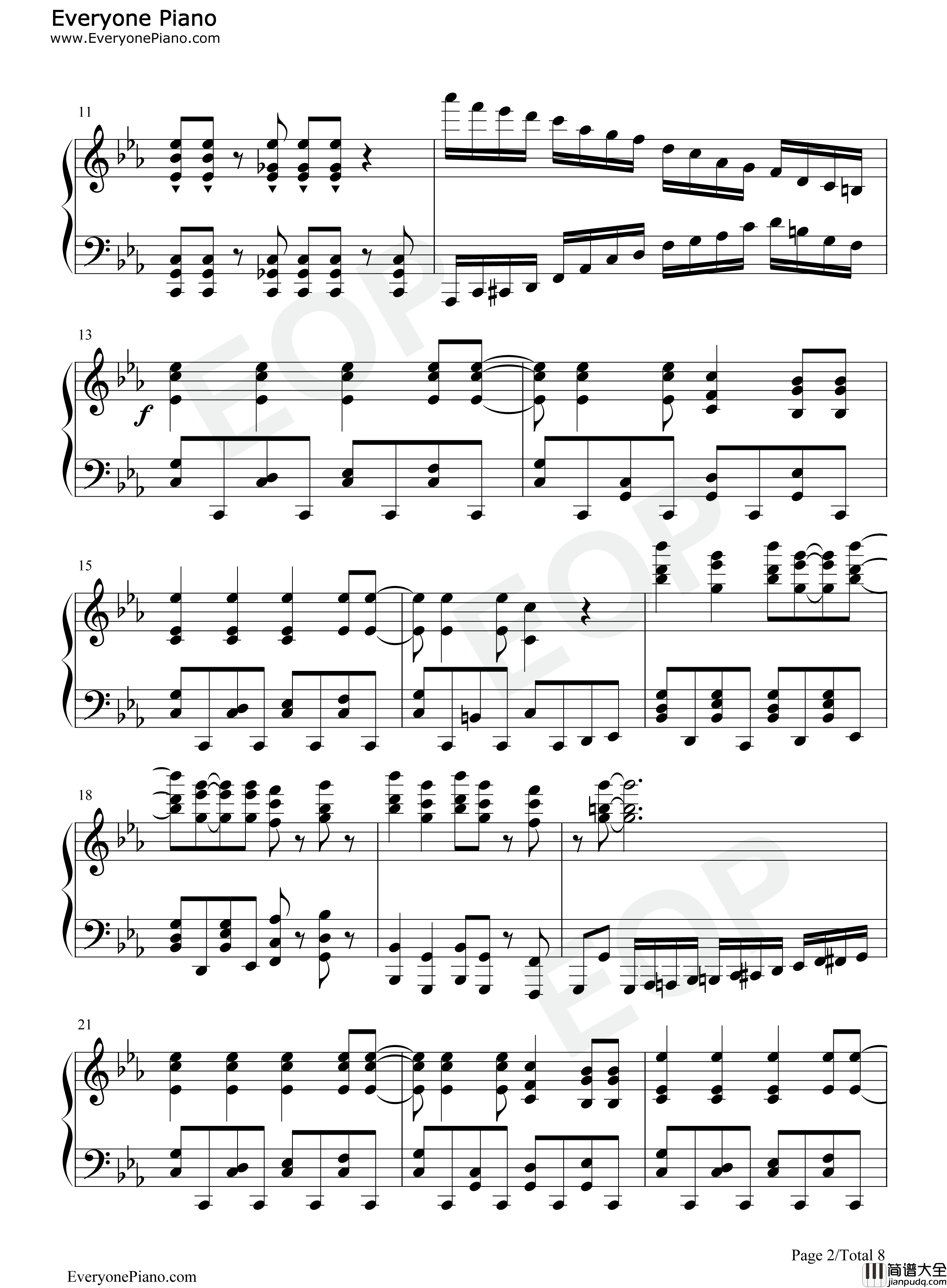 私がモテないのはどう考えてもお前らが悪いOP钢琴谱_铃木木乃美n'_KBOAKB