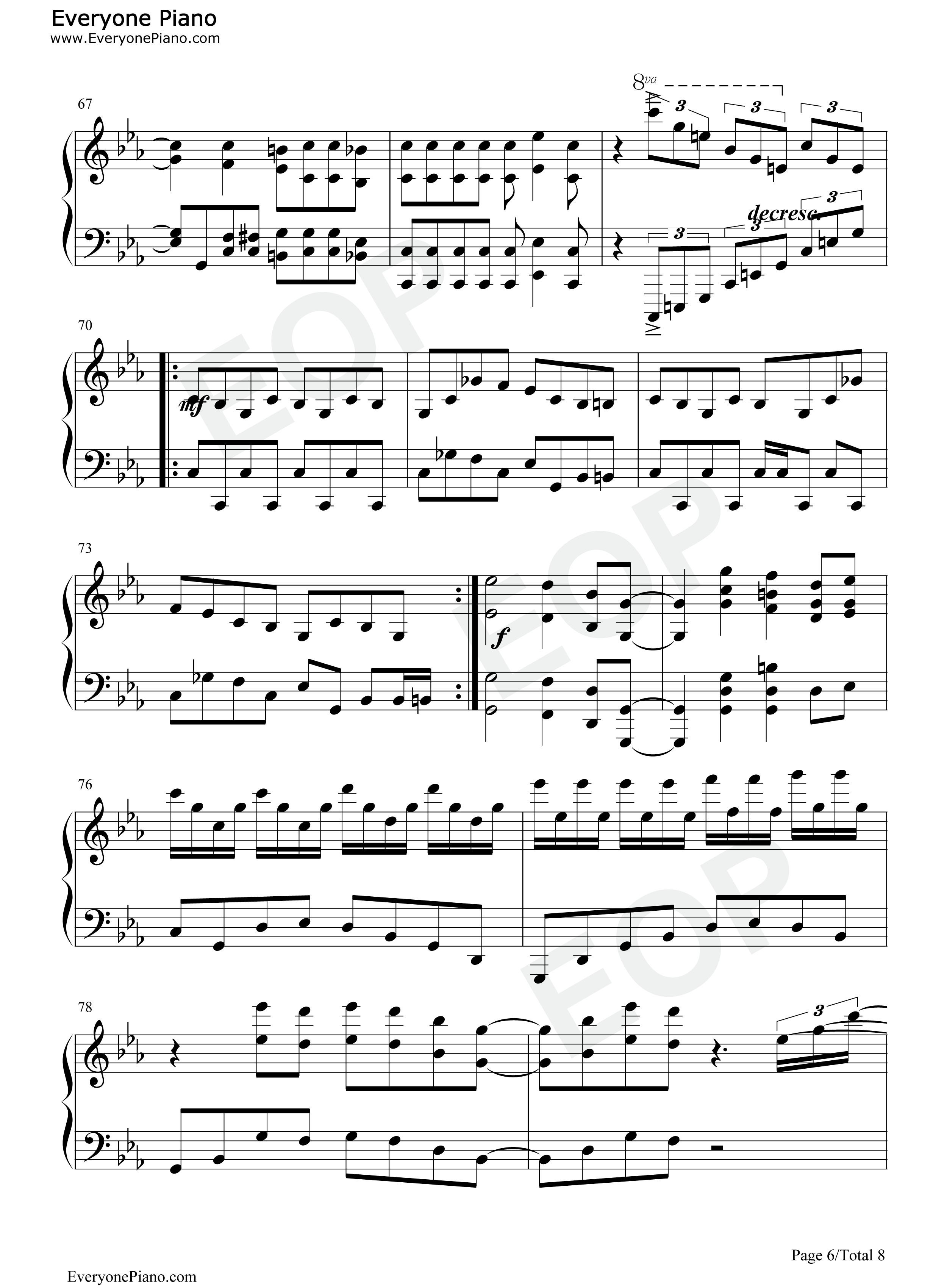 私がモテないのはどう考えてもお前らが悪いOP钢琴谱_铃木木乃美n'_KBOAKB