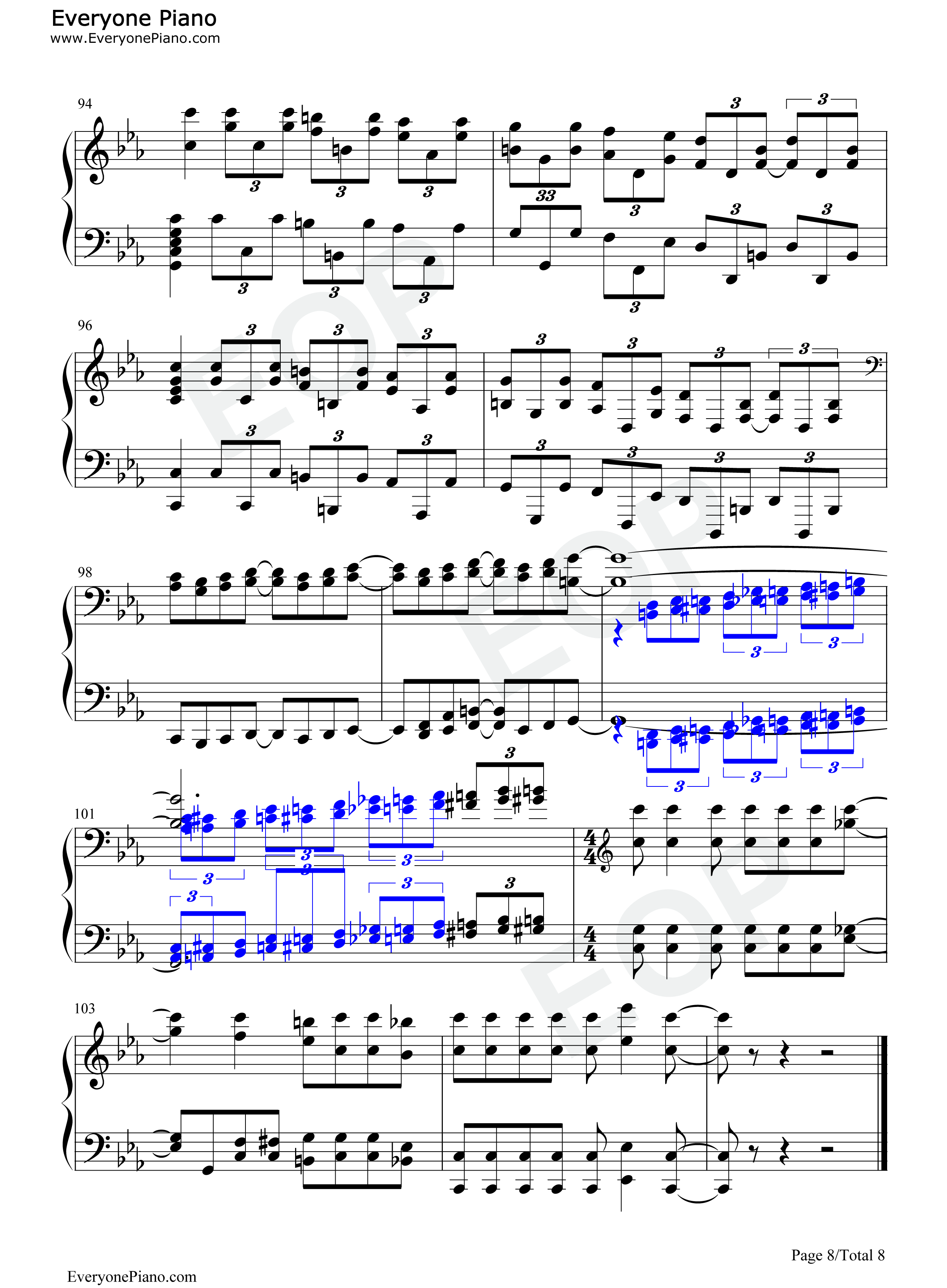 私がモテないのはどう考えてもお前らが悪いOP钢琴谱_铃木木乃美n'_KBOAKB